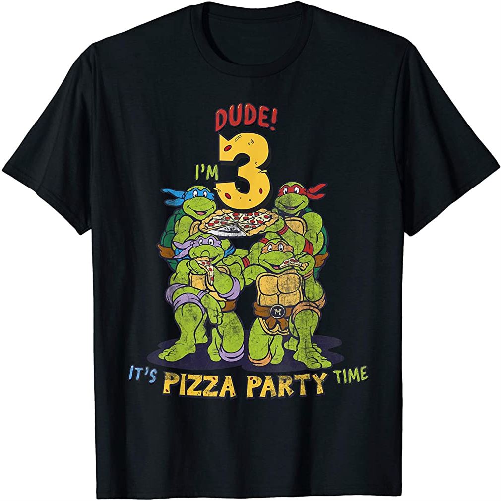 Im 3 Dude Pizza Birthday Party T-shirt Size Up To 5xl