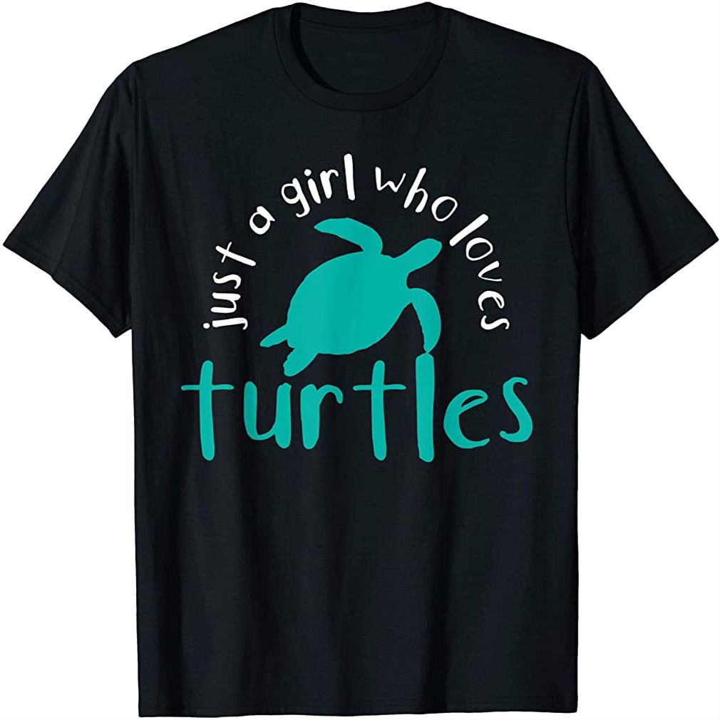 Turtle For Girls Who Love Turtles Gift Diving Present T-shirt Plus Size Up To 5xl