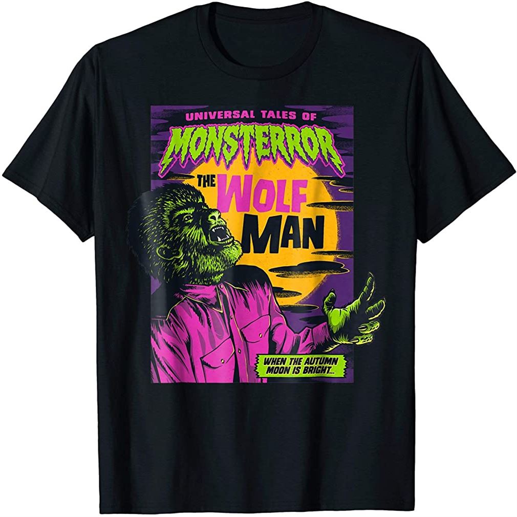 Universal Tales Of Monsterror The Wolf Man T-shirt Size Up To 5xl