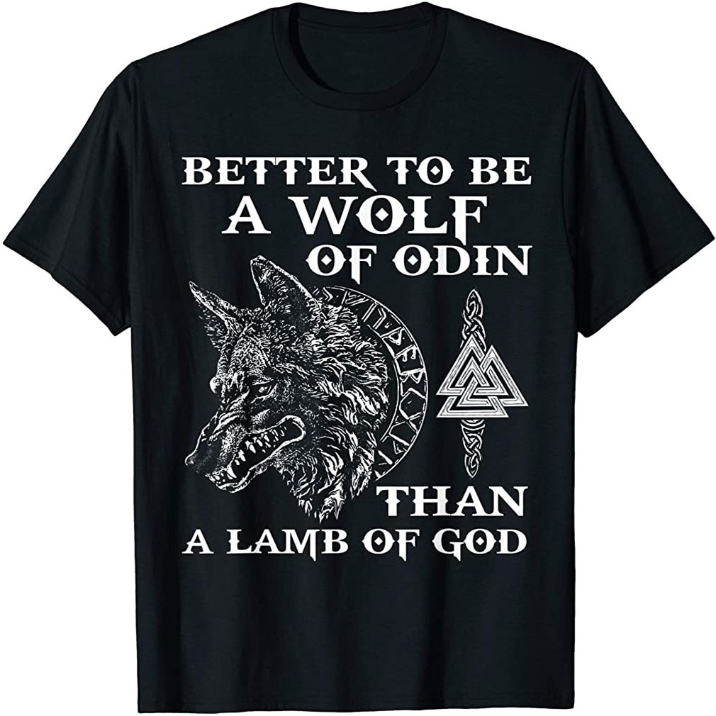 Wolf Of Odin - Norse Mythology T-shirt Gift Size Up To 5xl