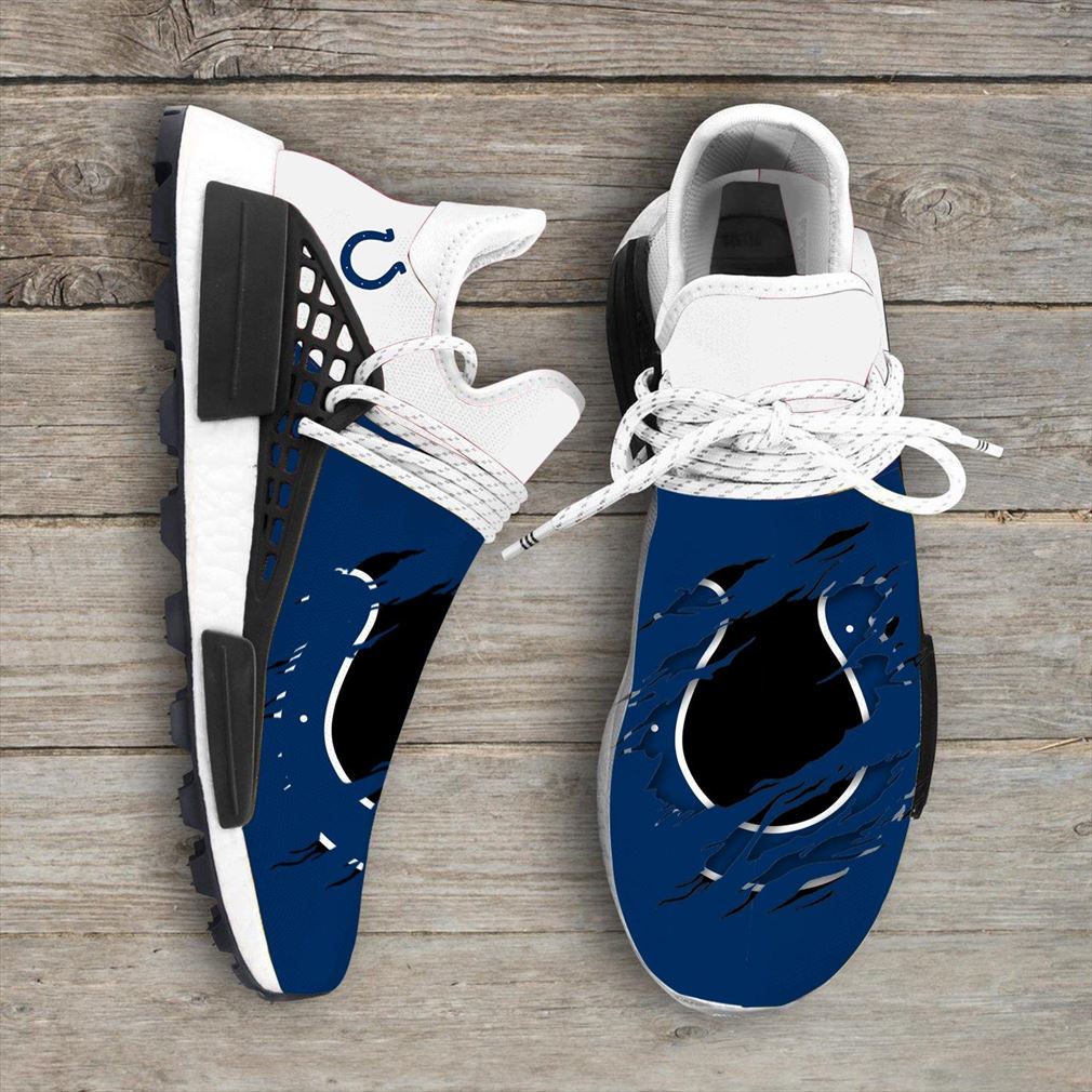 Indianapolis Colts Nfl Nmd Human Race Shoes Sport Shoes