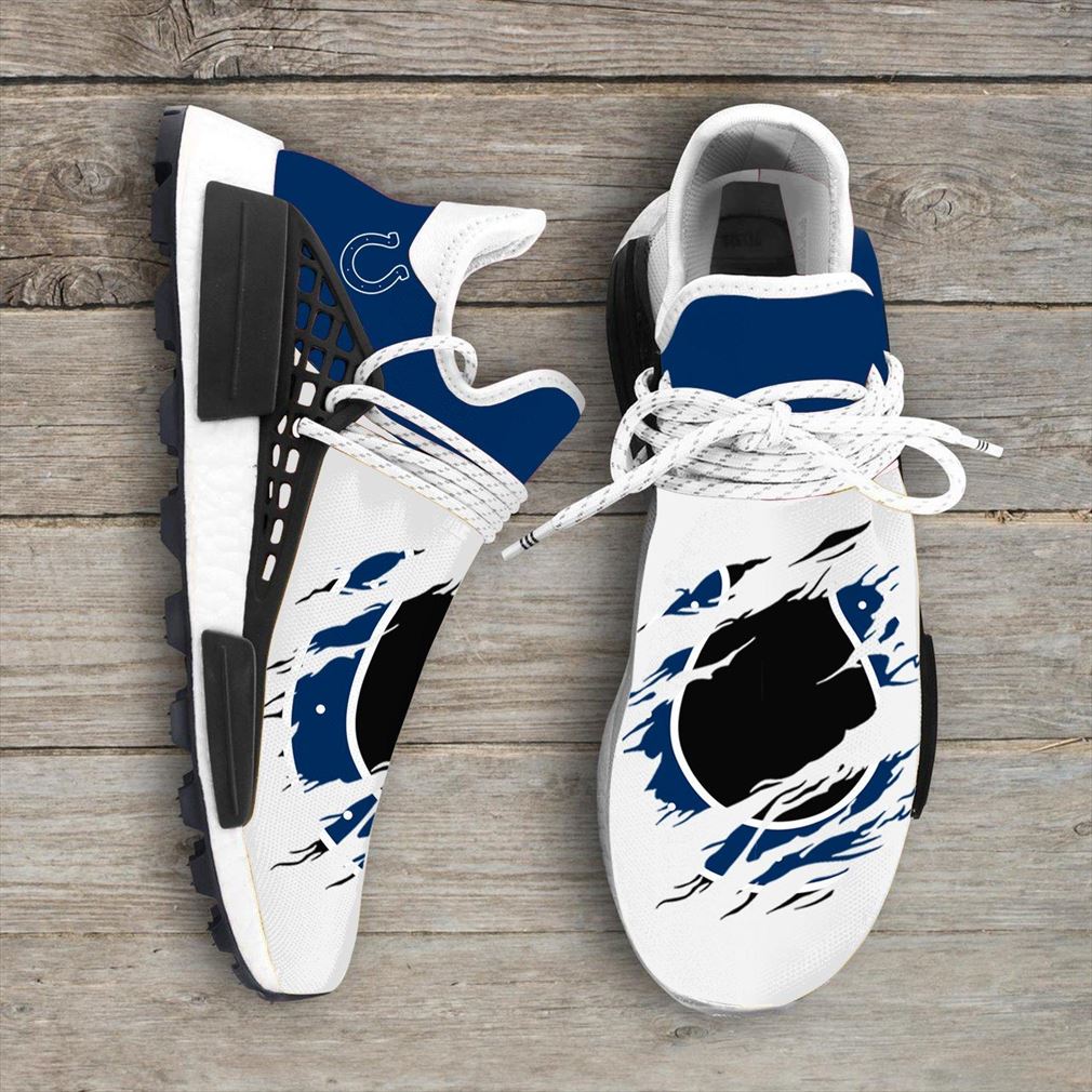 Indianapolis Colts Nfl Sport Teams Nmd Human Race Sneakers Sport Shoes Running Shoes