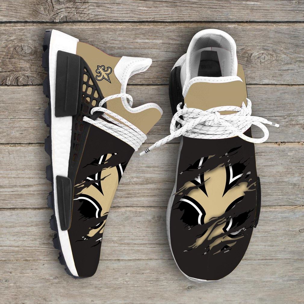New Orleans Saints Nfl Sport Teams Nmd Human Race Sneakers Sport Shoes Running Shoes