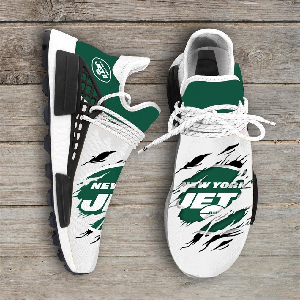 New York Jets Nfl Sport Teams Nmd Human Race Sneakers Sport Shoes Running Shoes Vip