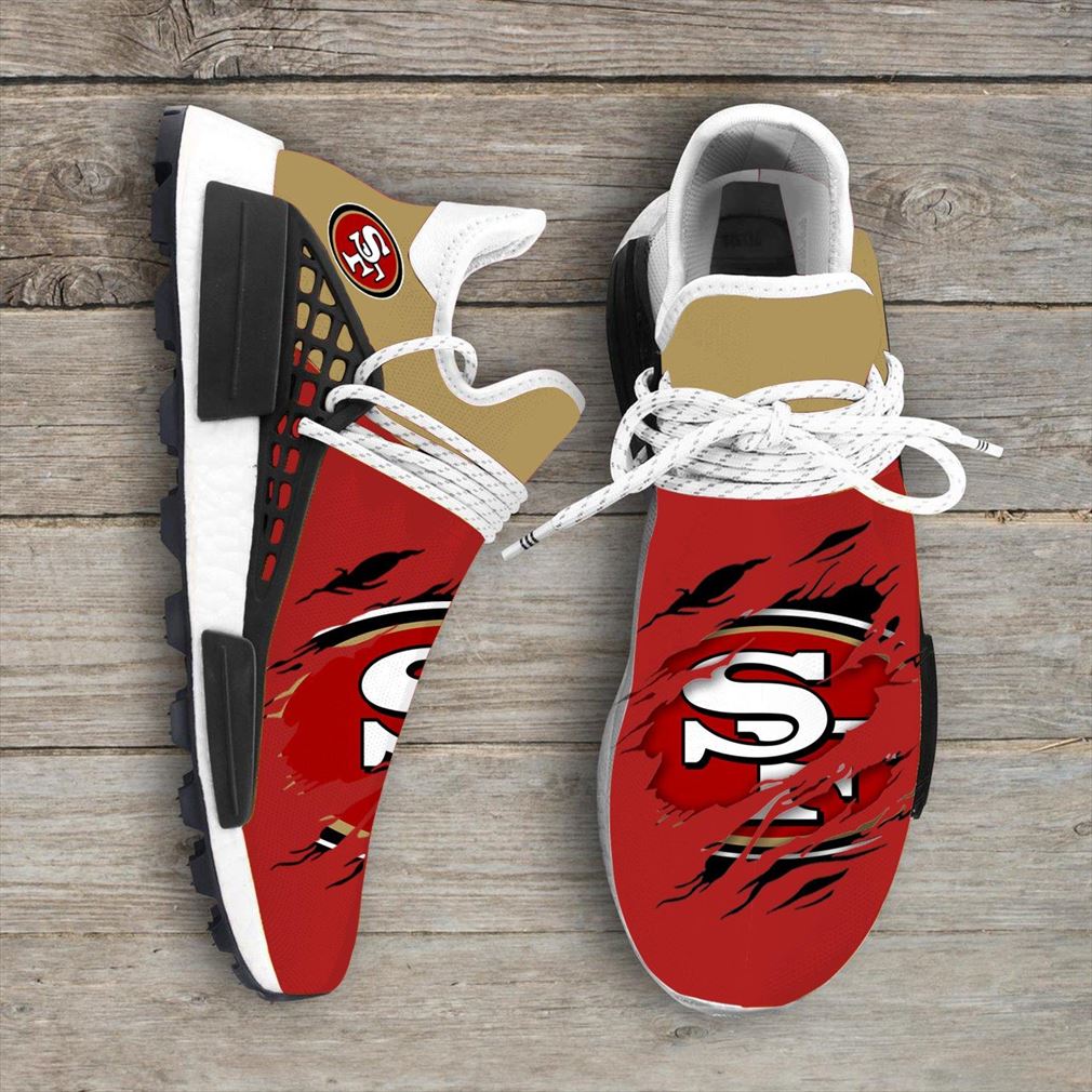 San Francisco 49ers Nfl Sport Teams Nmd Human Race Sneakers Sport Shoes Running Shoes Vip