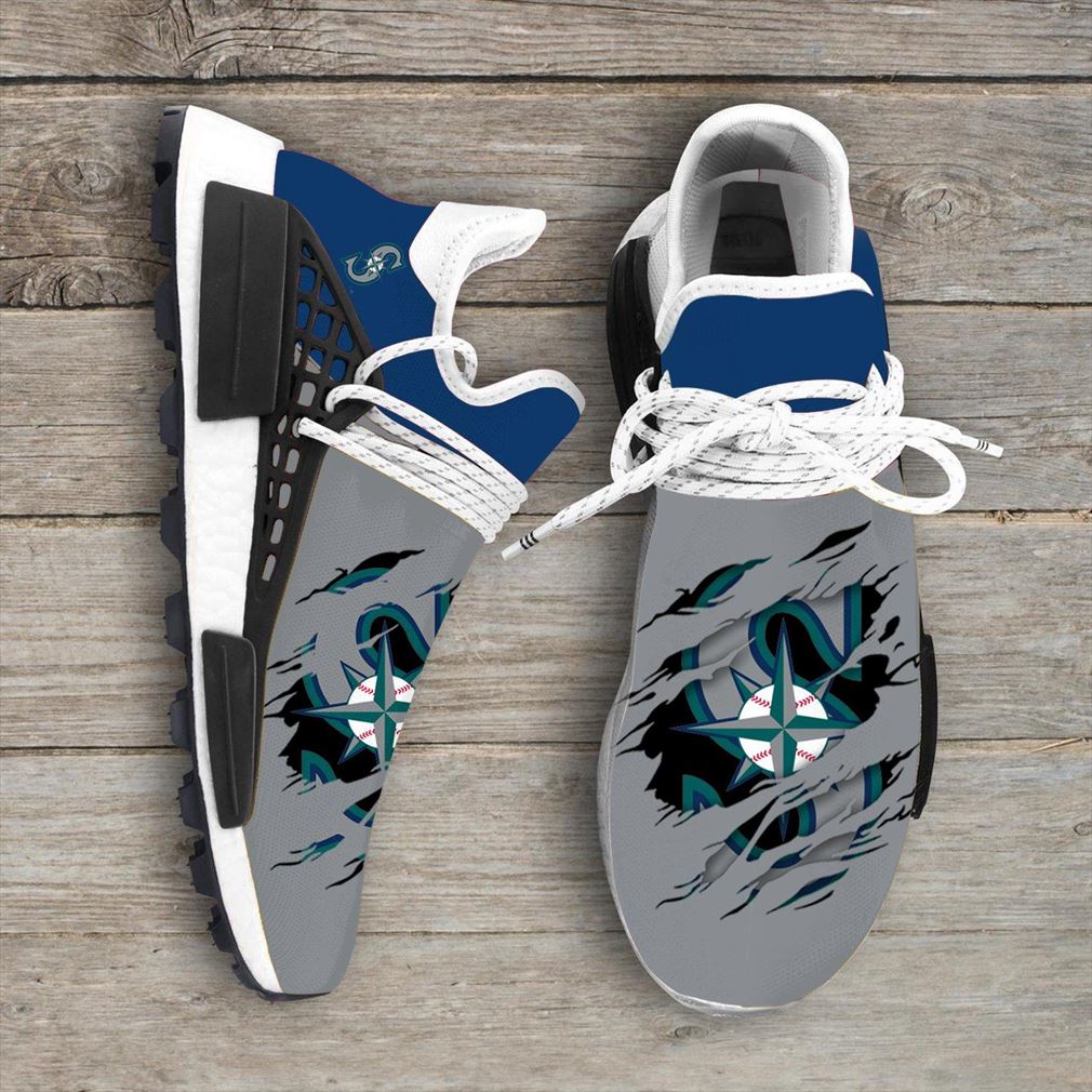 Seattle Mariners Mlb Nmd Human Race Sport Shoes