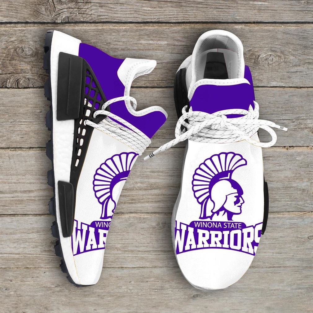 Winona State Warriors Ncaa Nmd Human Race Sneakers Sport Shoes Running Shoes