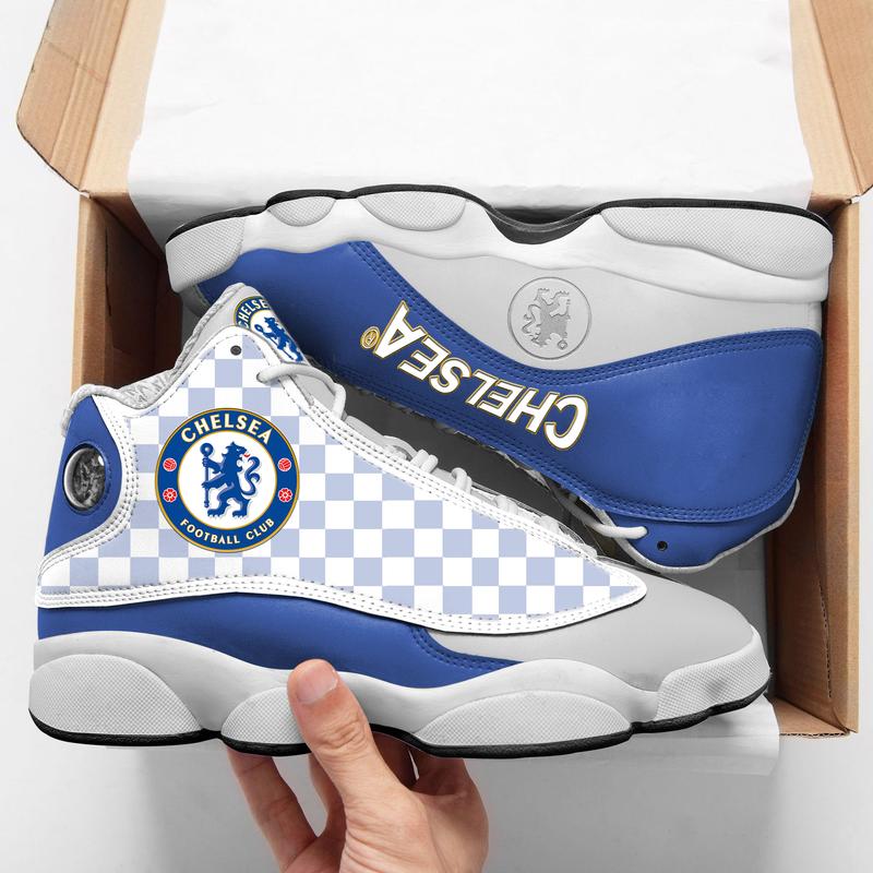 Chelsea Football Team Form Air Jordan 13 Sneakers Sport Shoes Full Size