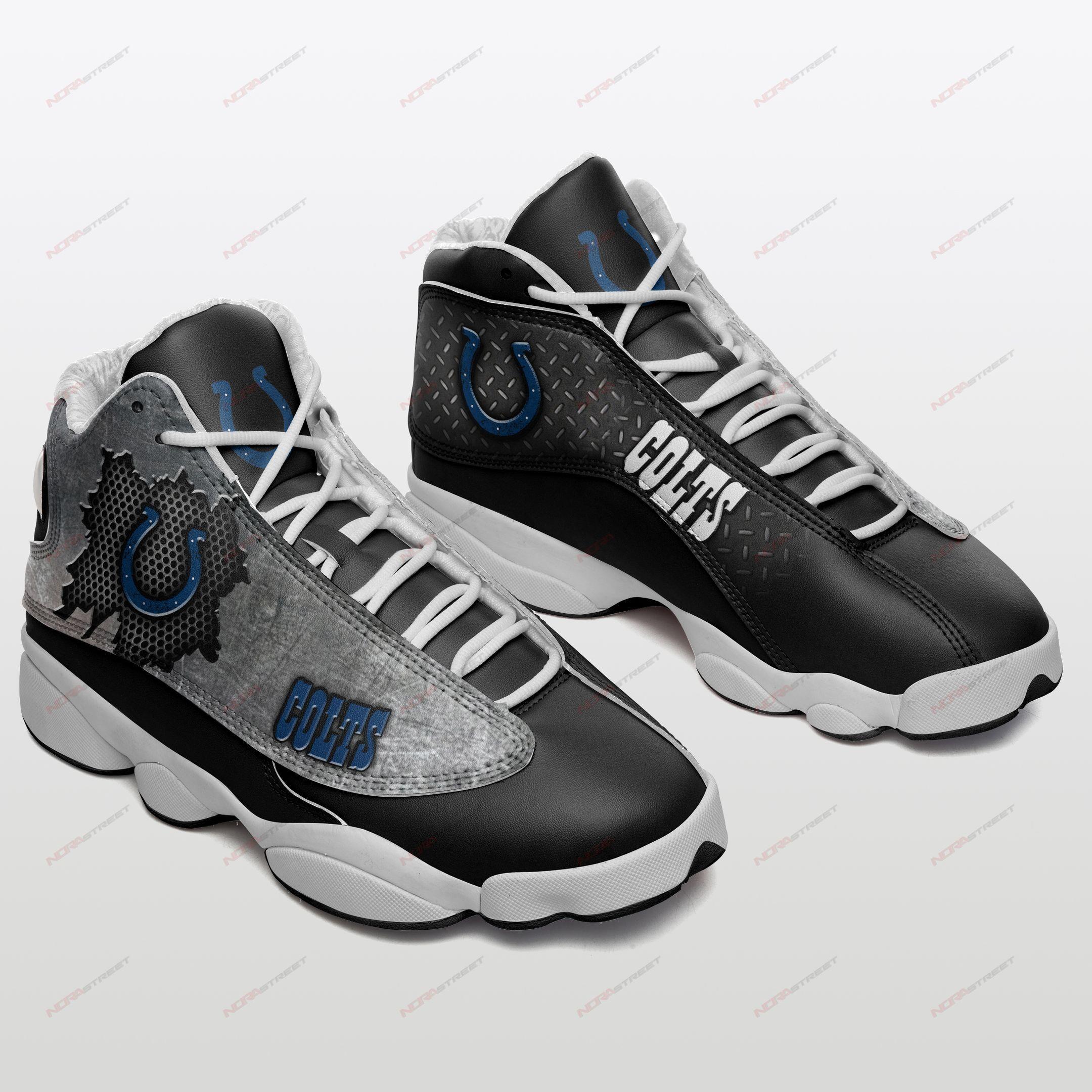 Indianapolis Colts Air Jordan 13 Sneakers Sport Shoes