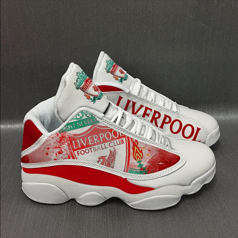 Liverpool Football Team Form Air Jordan 13 Sneakers Shoes Sport