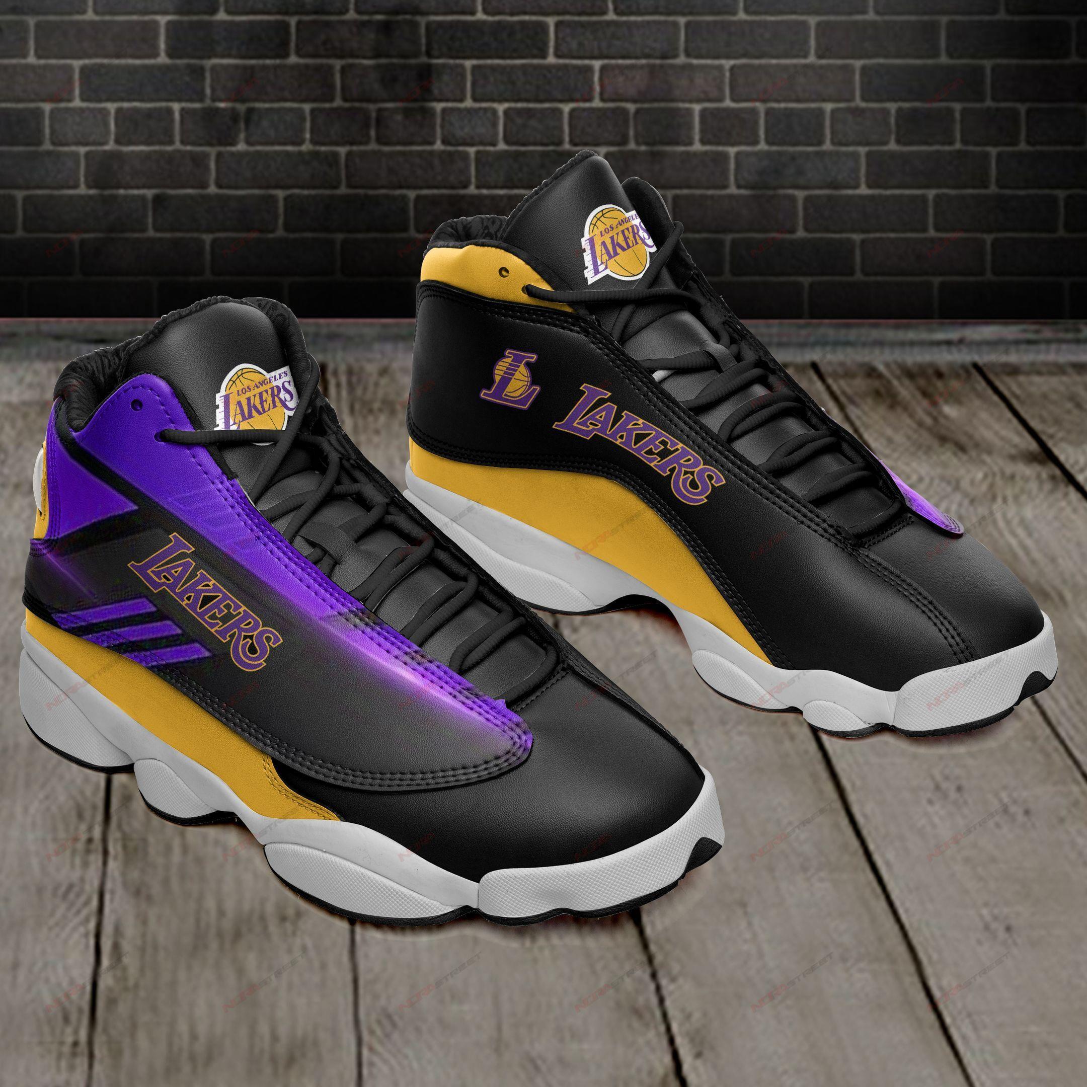 Los Angeles Lakers Air Jordan 13 Sneakers Sport Shoes