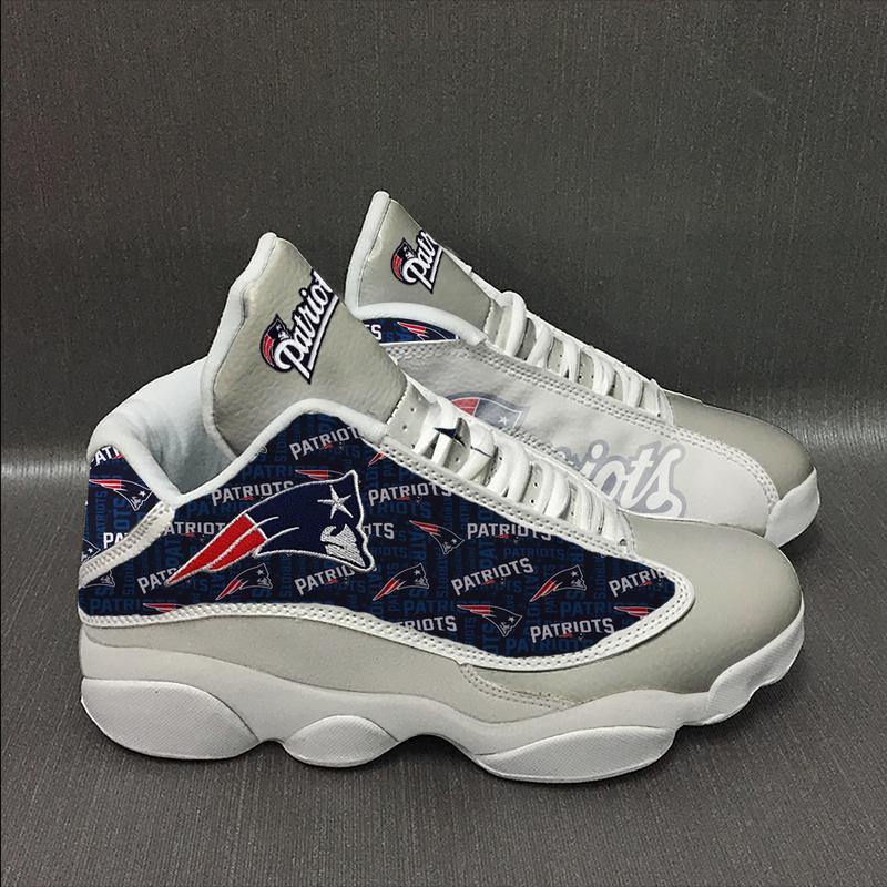 New England Patriots Football Team Form Air Jordan 13 Sneakers