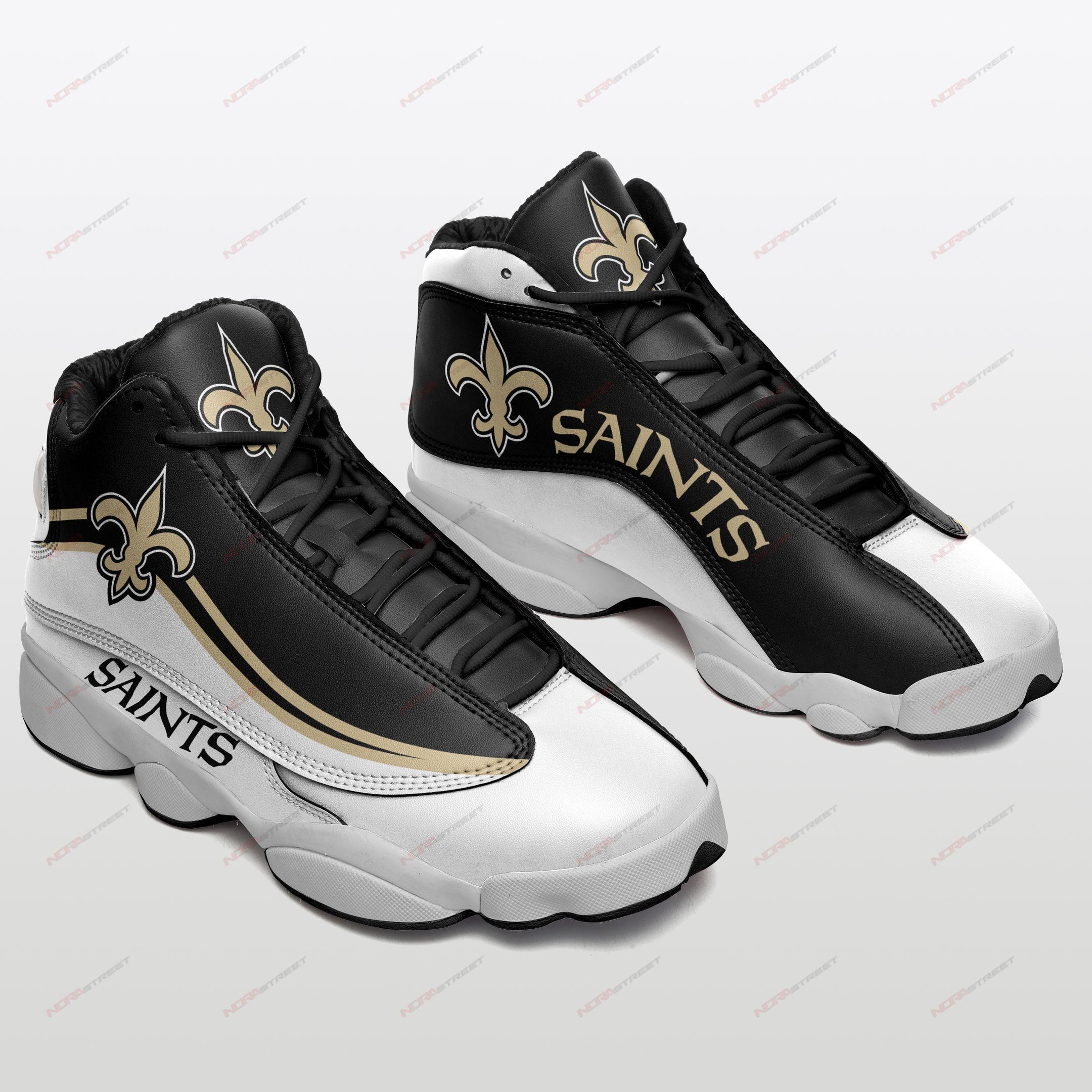 New Orleans Saints Air Jordan 13 Sneakers Sport Shoes - Luxwoo.com