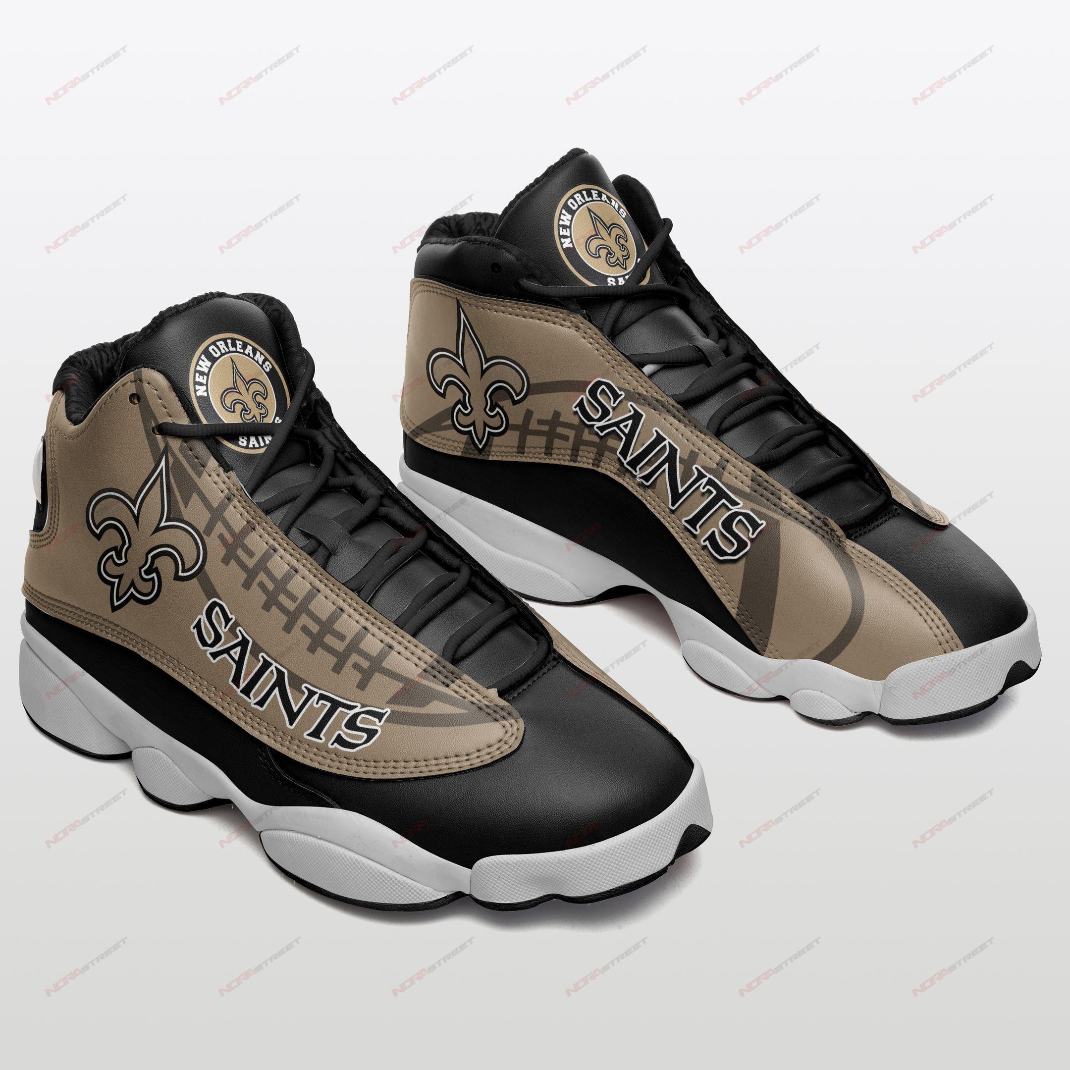 New Orleans Saints Air Jordan 13 Sneakers Sport Shoes