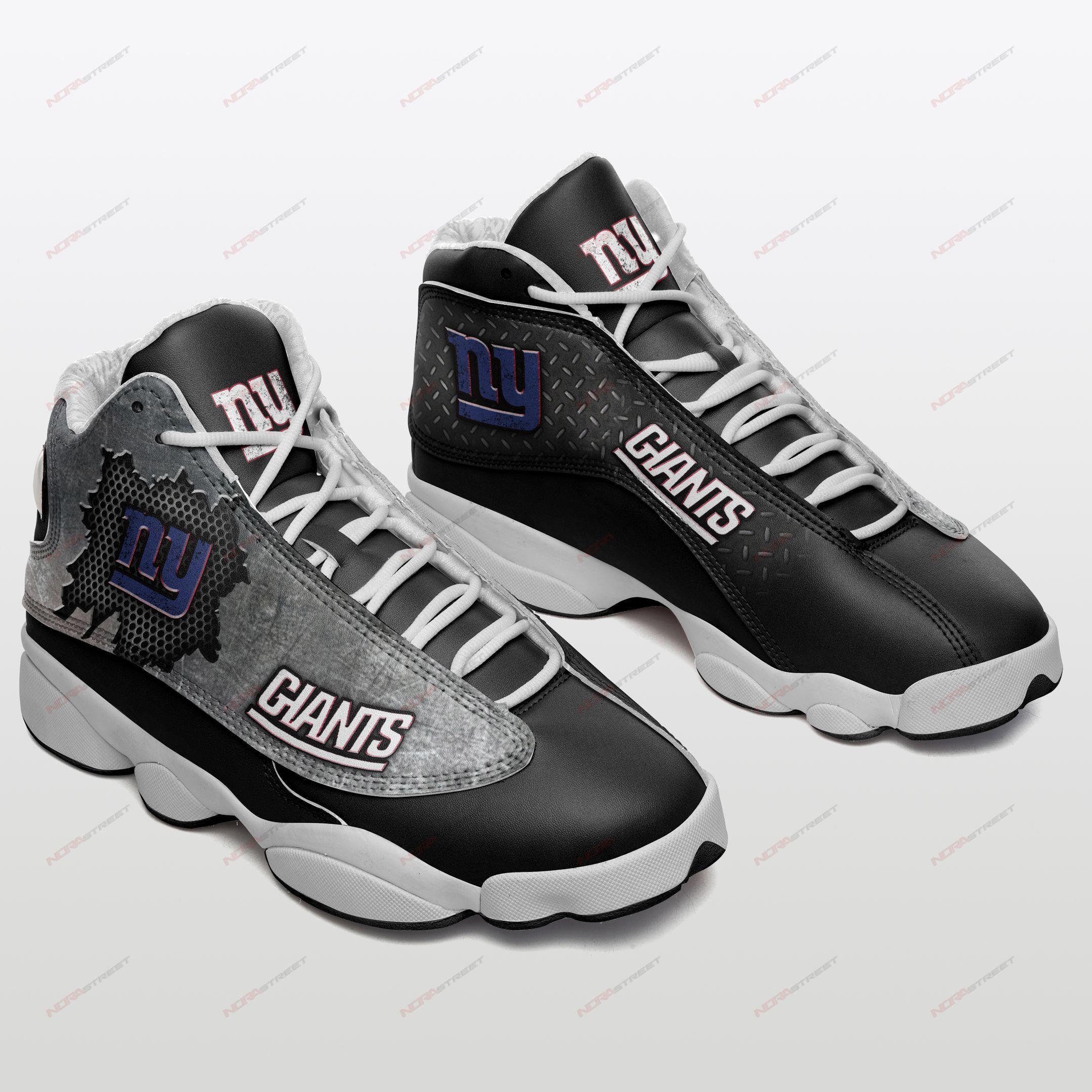 New York Giants Air Jordan 13 Sneakers Sport Shoes Plus Size