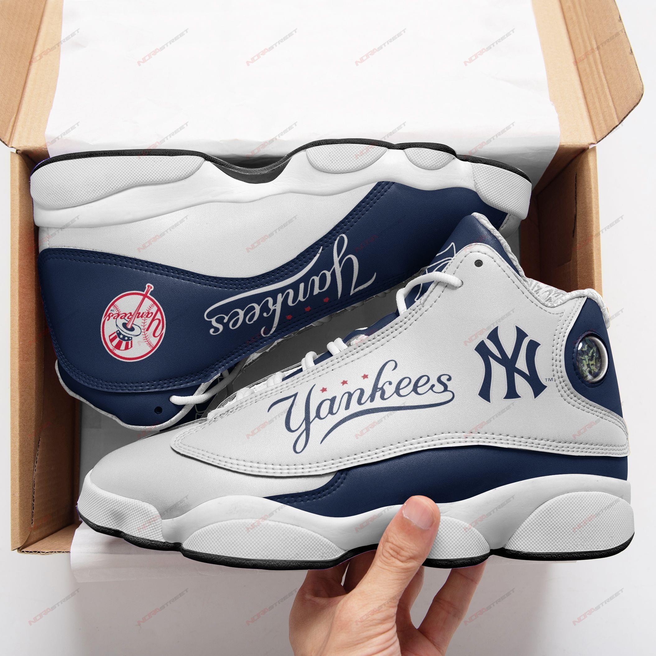 New York Yankees Air Jordan 13 Sneakers Sport Shoes Full Size