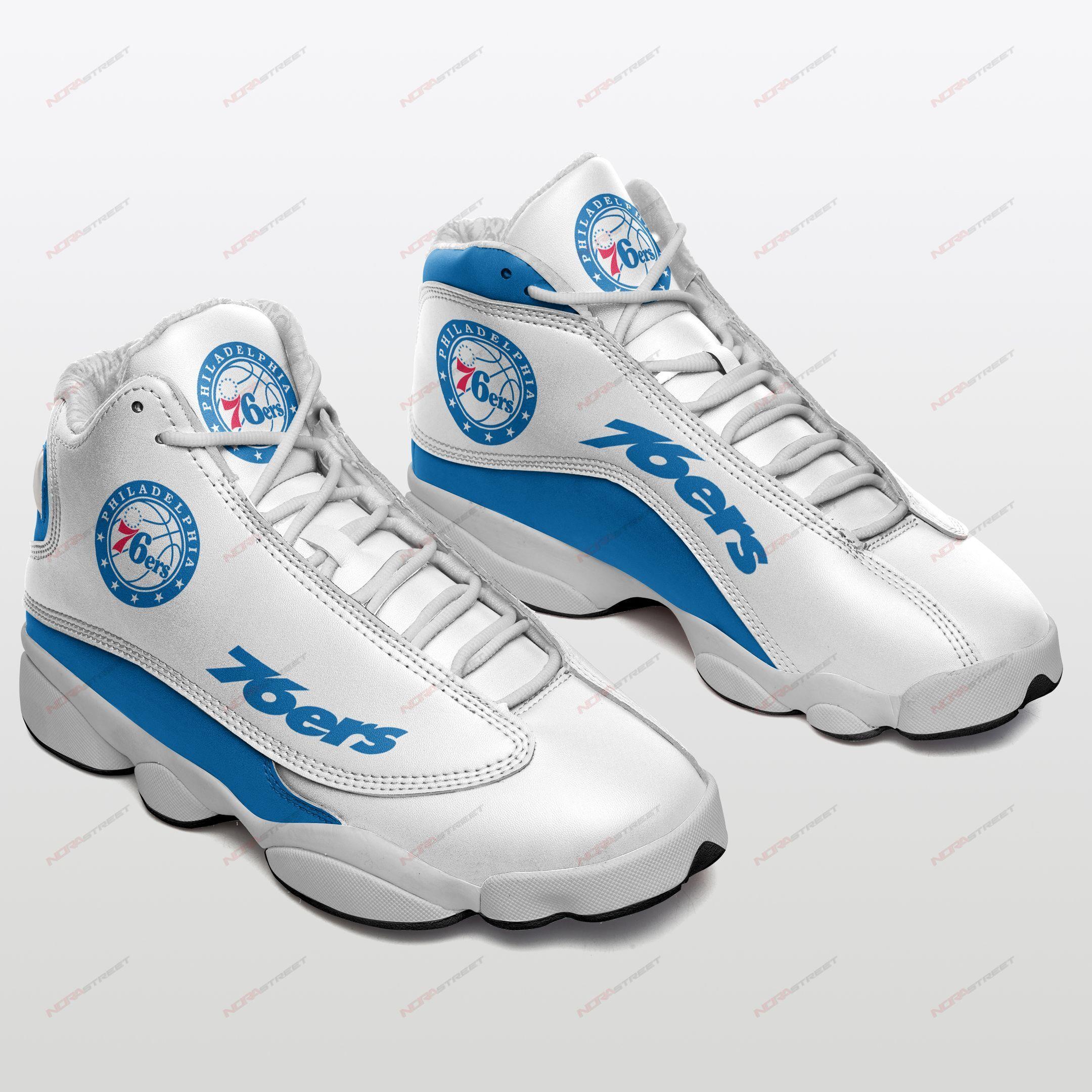 Philadelphia 76ers Air Jordan 13 Sneakers Sport Shoes - Luxwoo.com