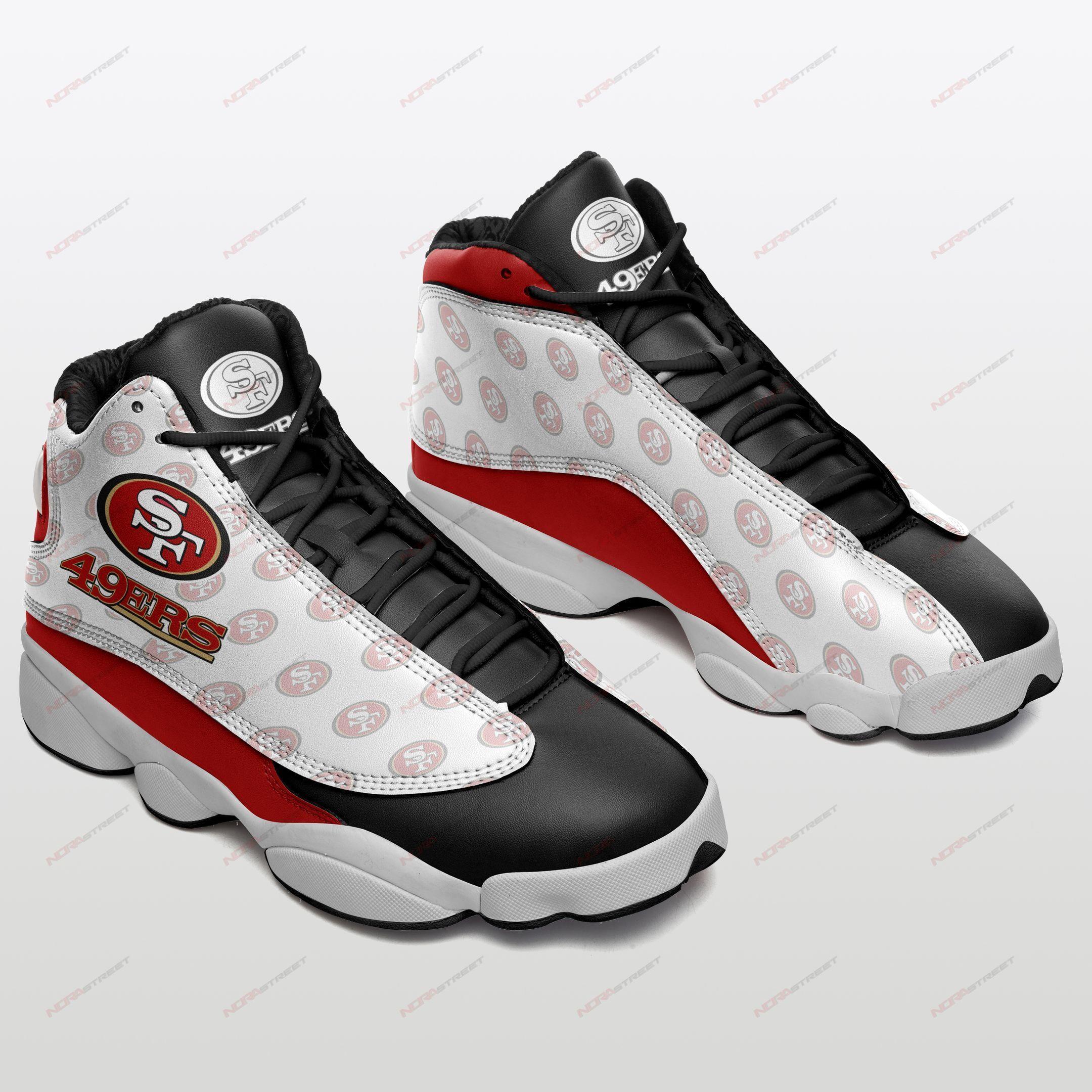 San Francisco 49ers Air Jordan 13 Sneakers Sport Shoes Plus Size