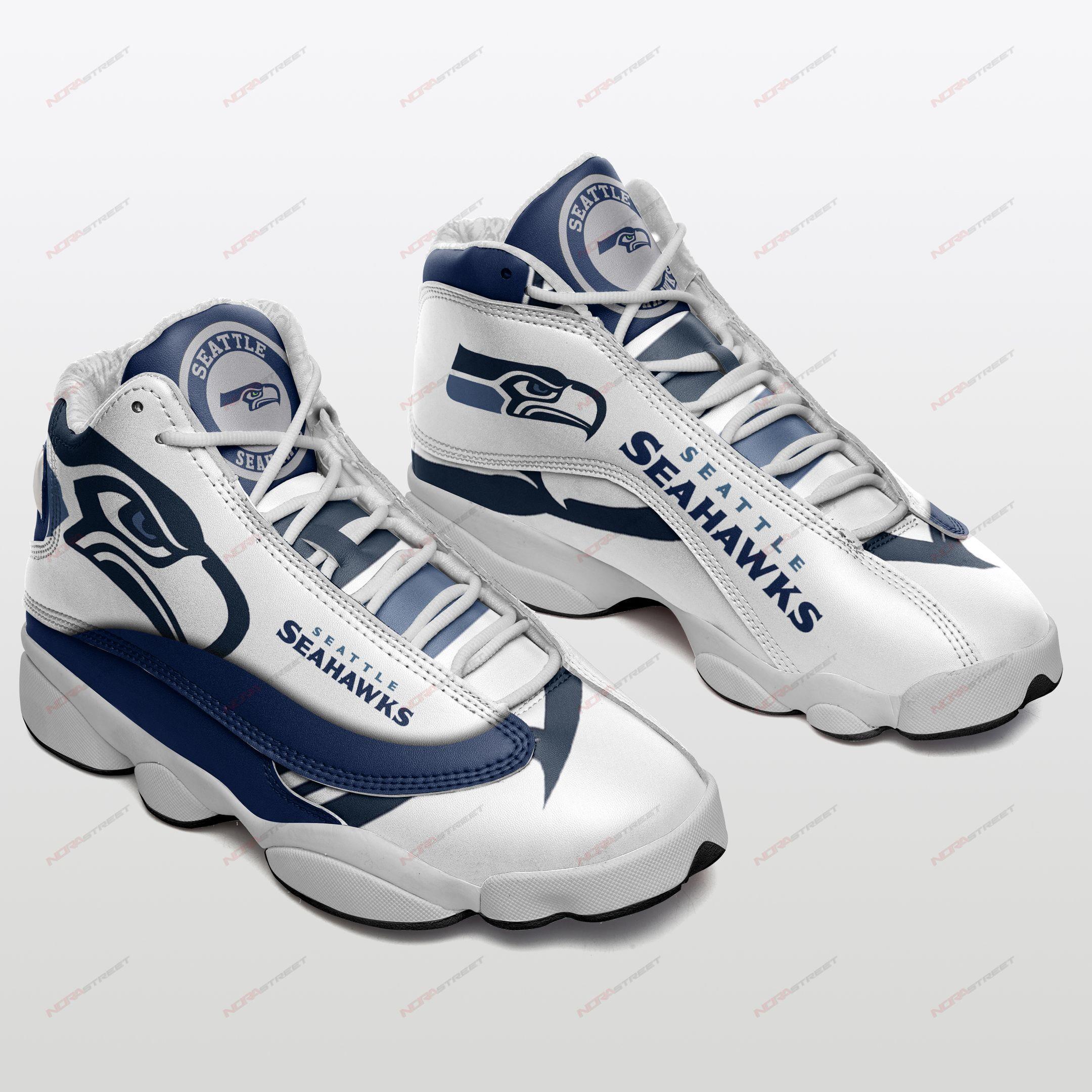 Seattle Seahawks Air Jordan 13 Sneakers Sport Shoes