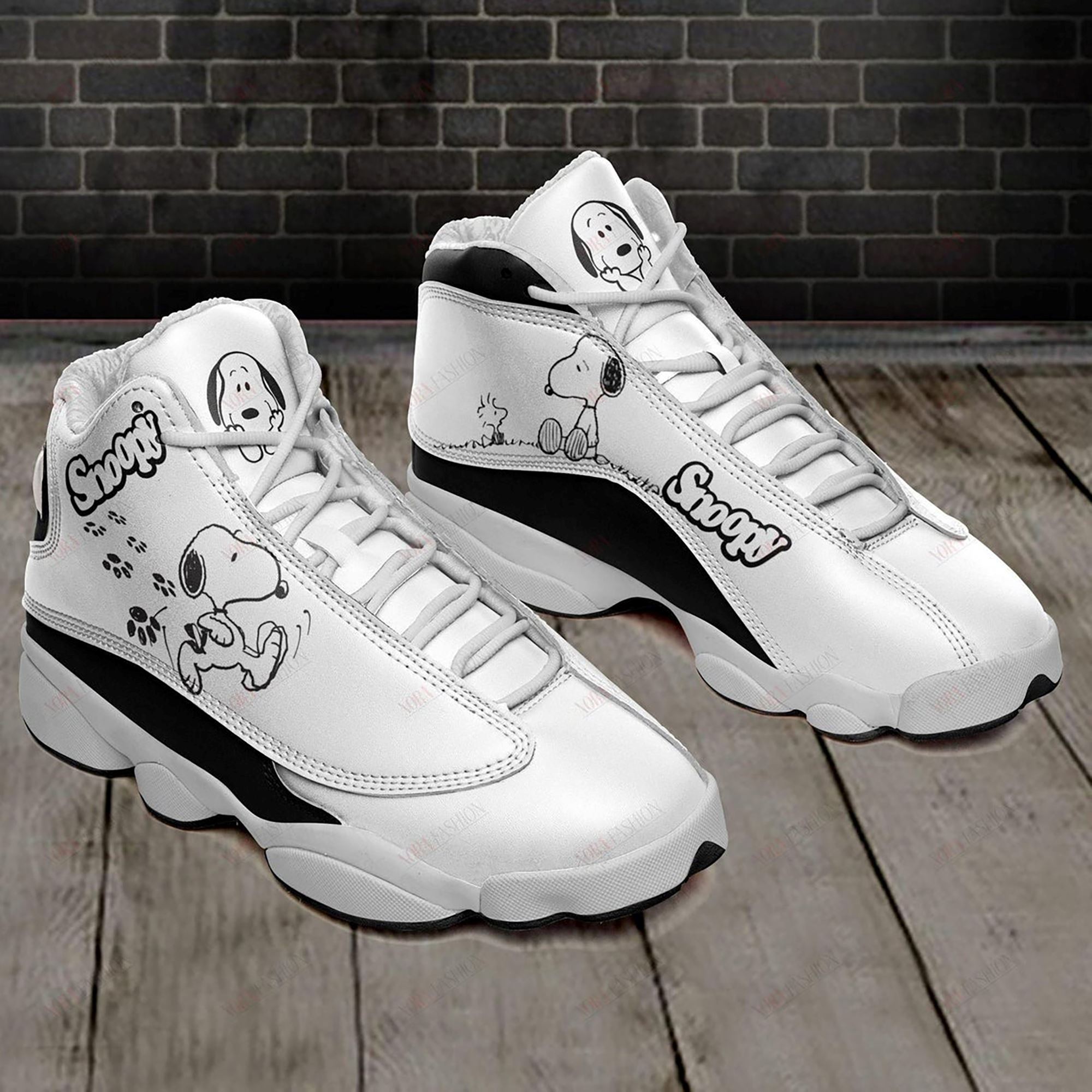 Snoopy Air Jordan 13 Shoes Snoopy Leather Shoes Snoopy Sport Shoes Shoes For Snoopy Lover Gift For Men And Women