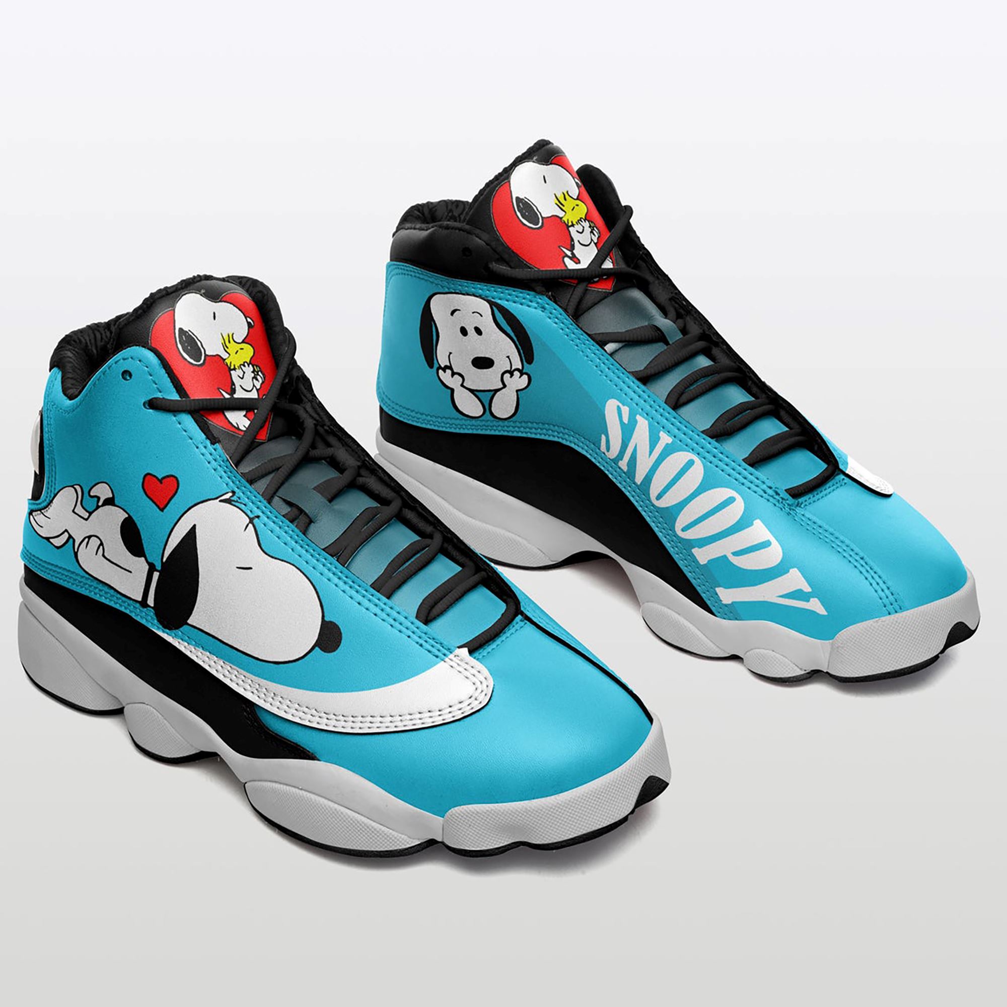 Snoopy Jordan 13 Shoes Snoopy Shoes Gift For Snoopy Dog Lovers