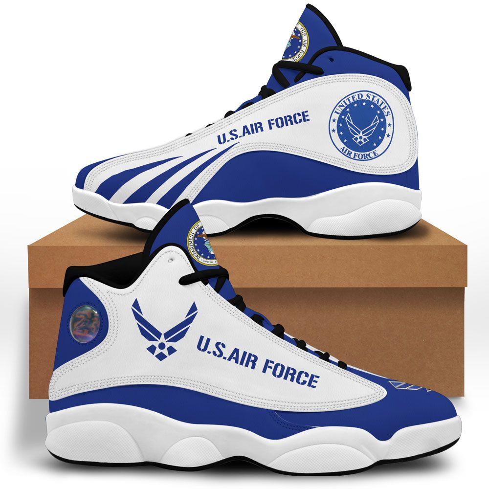 Us Air Force Air Jordan 13 Custom Sneakers Sport Running V2