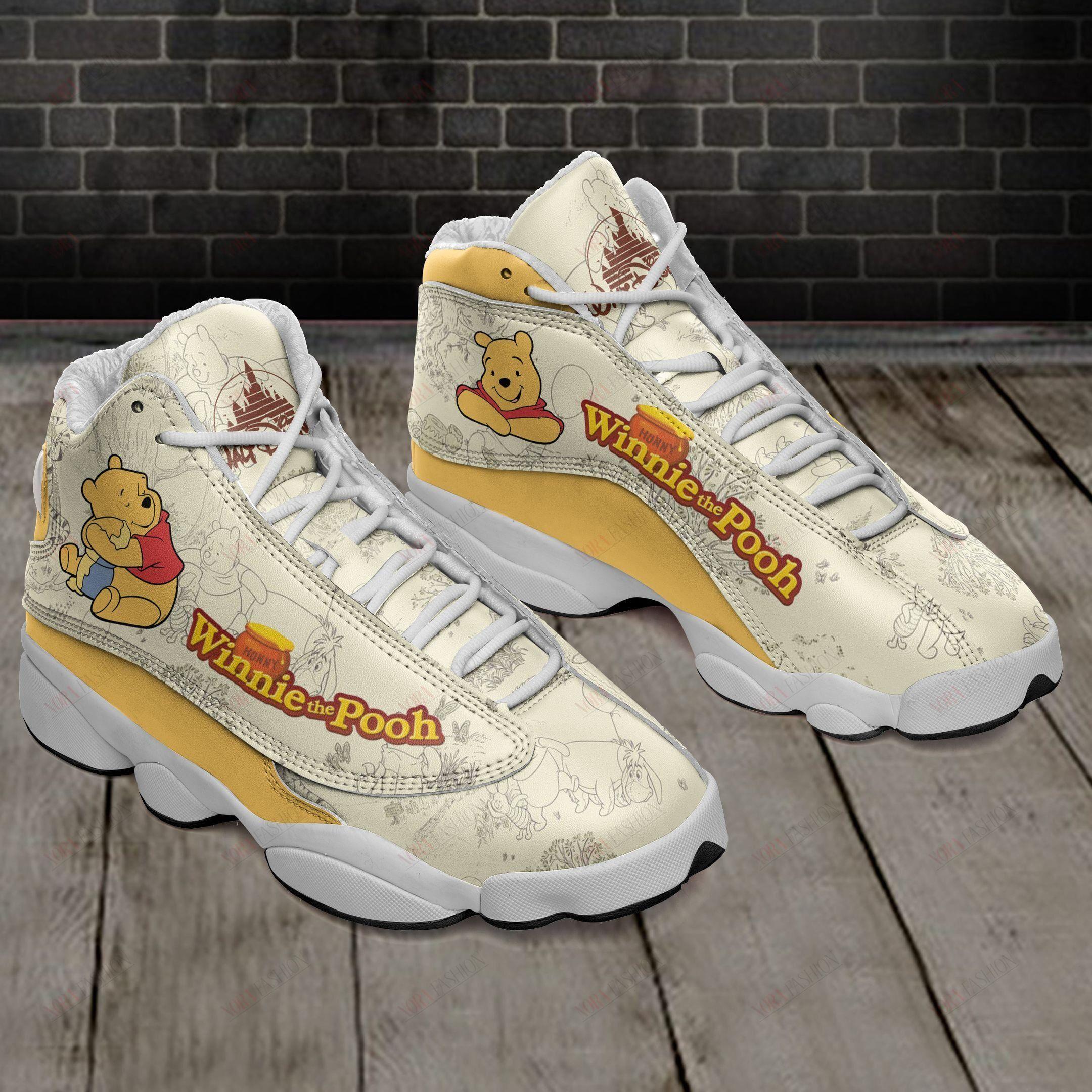 Winnie The Pooh Air Jordan 13 Sneakers Sport Shoes Full