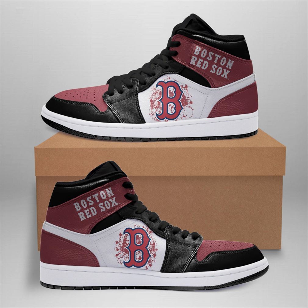 Boston Red Sox Mlb Air Jordan Basketball Shoes Sport Sneaker Boots Shoes