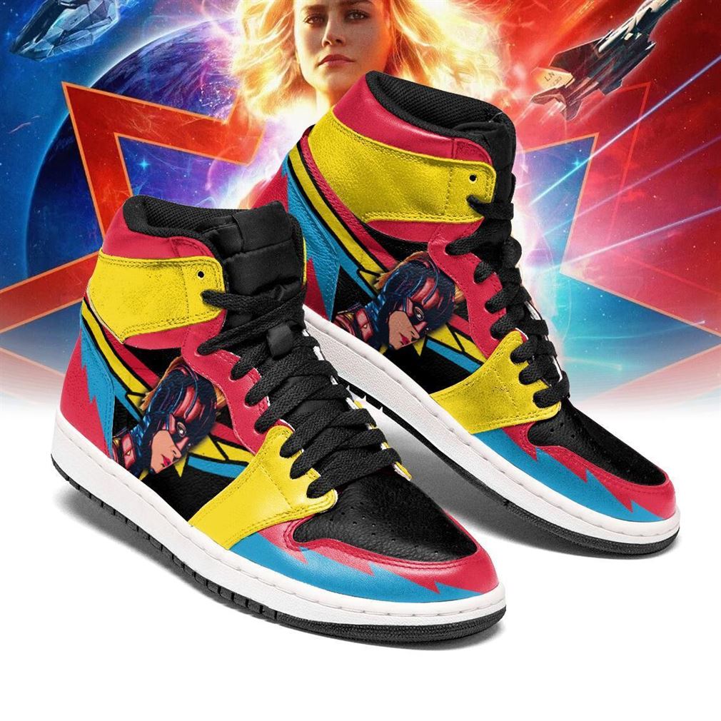 Captain Marvel Marvel Air Jordan Shoes Sport V4 Sneaker Boots Shoes ...