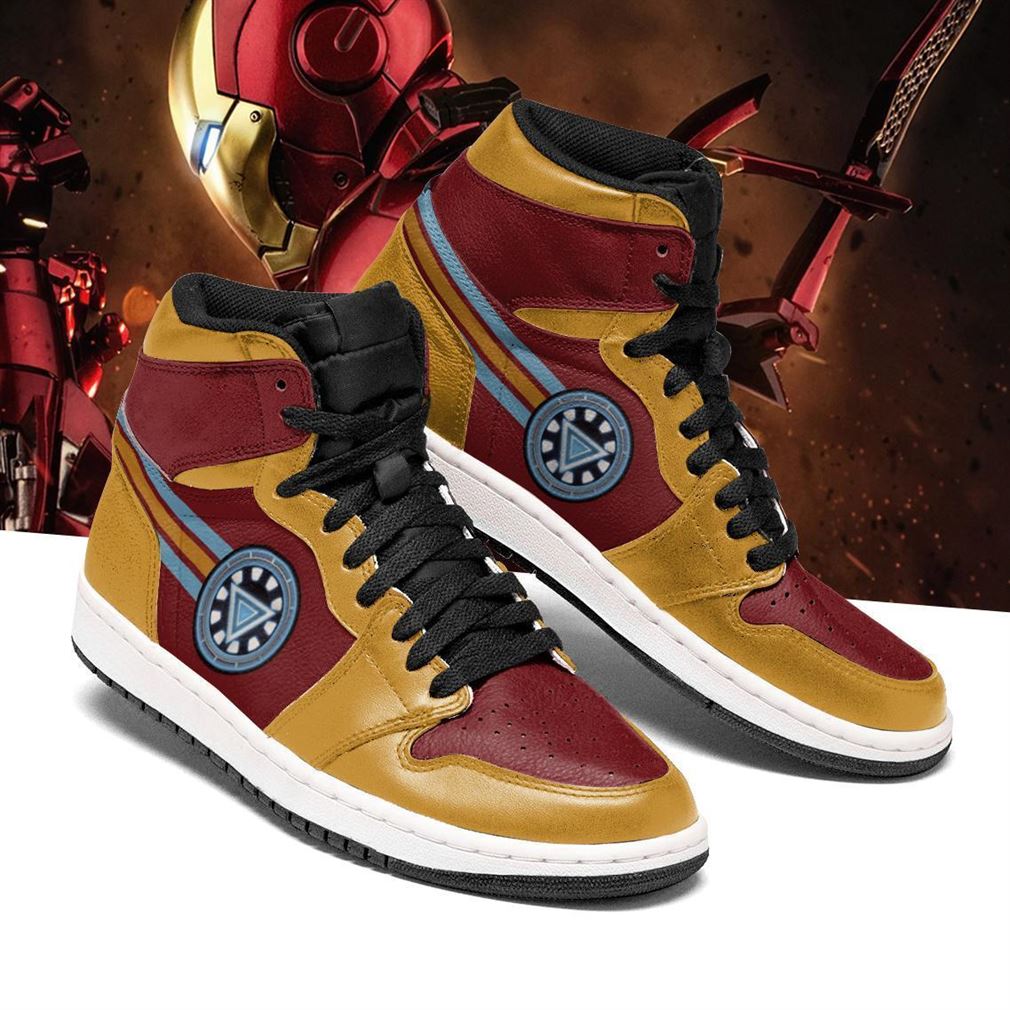 Iron Man Marvel Air Jordan Shoes Sport Sneaker Boots Shoes - Luxwoo.com