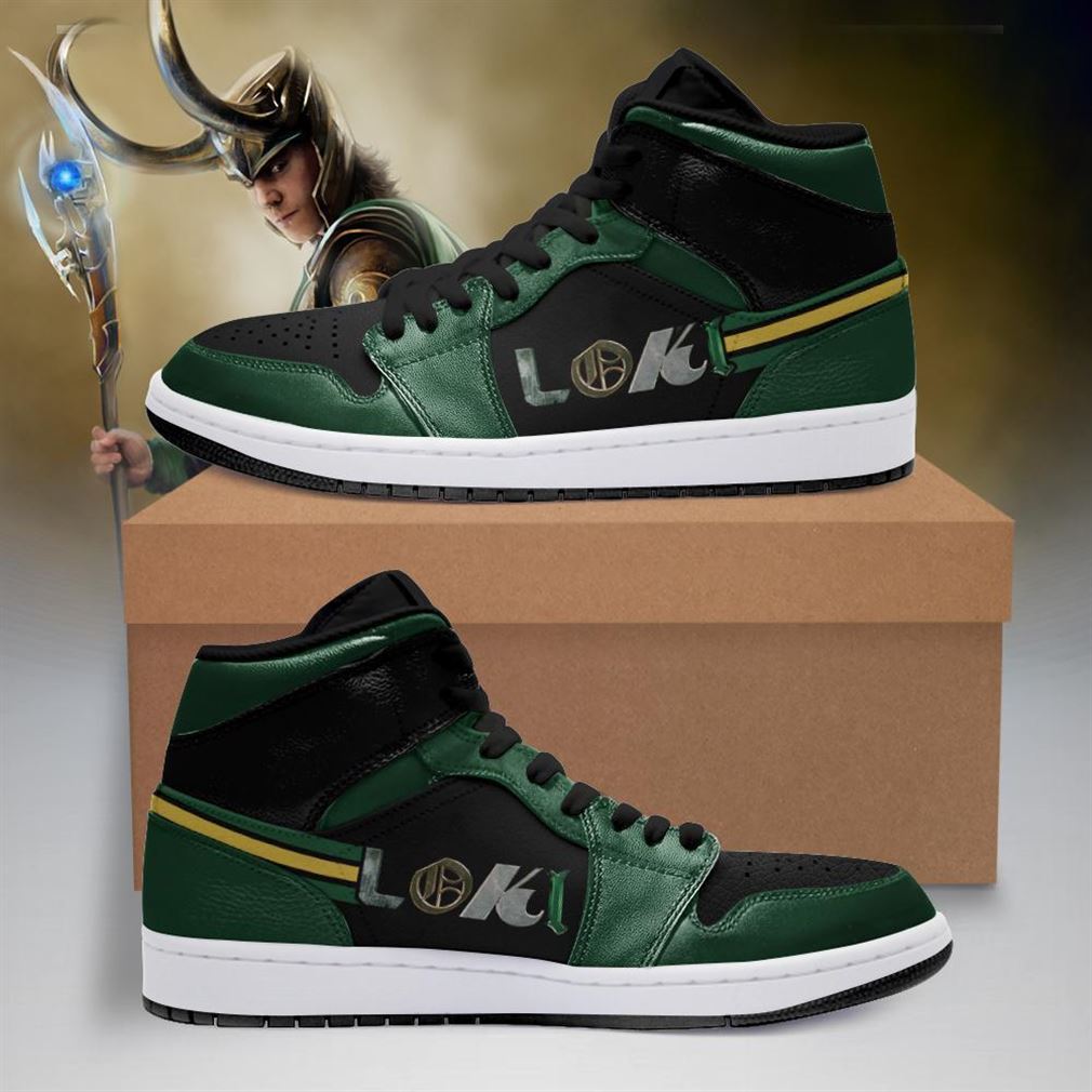 Loki Marvel Air Jordan Shoes Sport Sneaker Boots Shoes