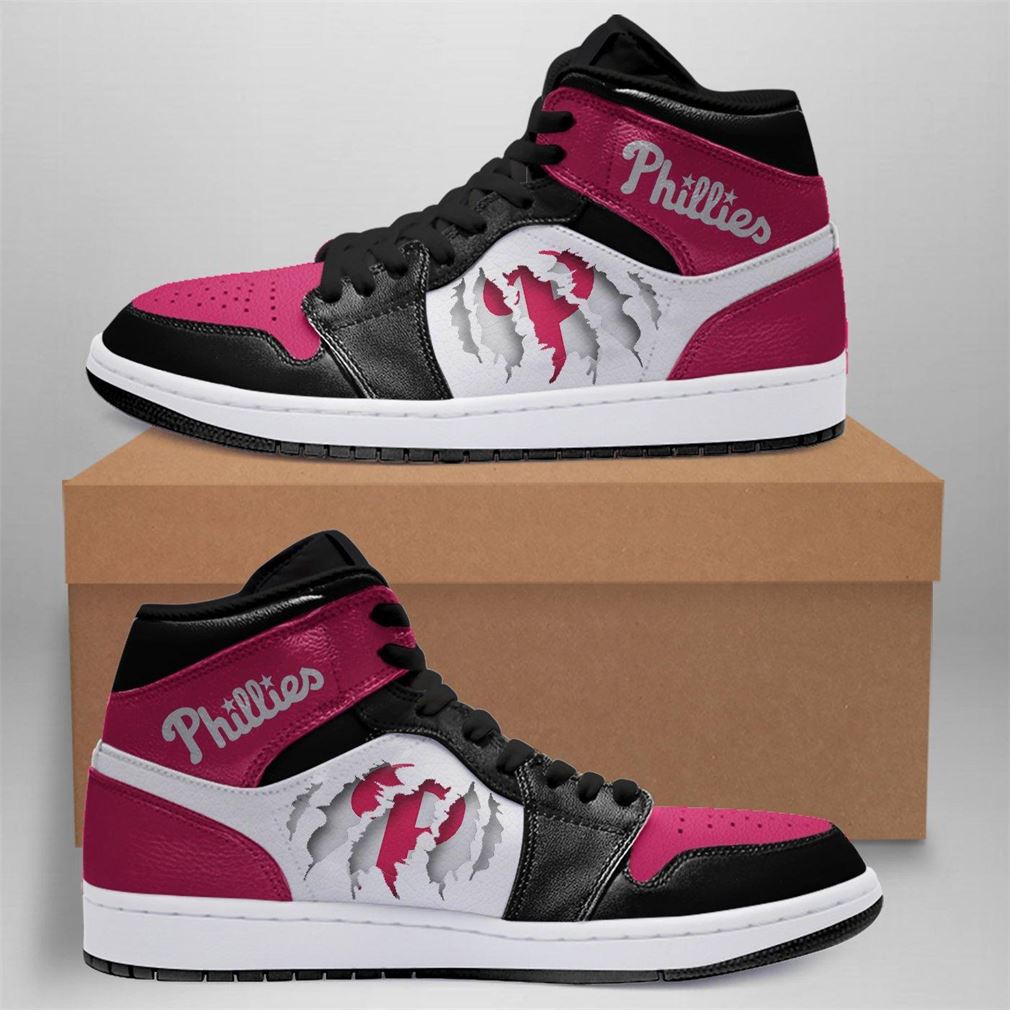 Philadelphia Phillies Mlb Air Jordan Shoes Sport Outdoor Sneaker Boots Shoes