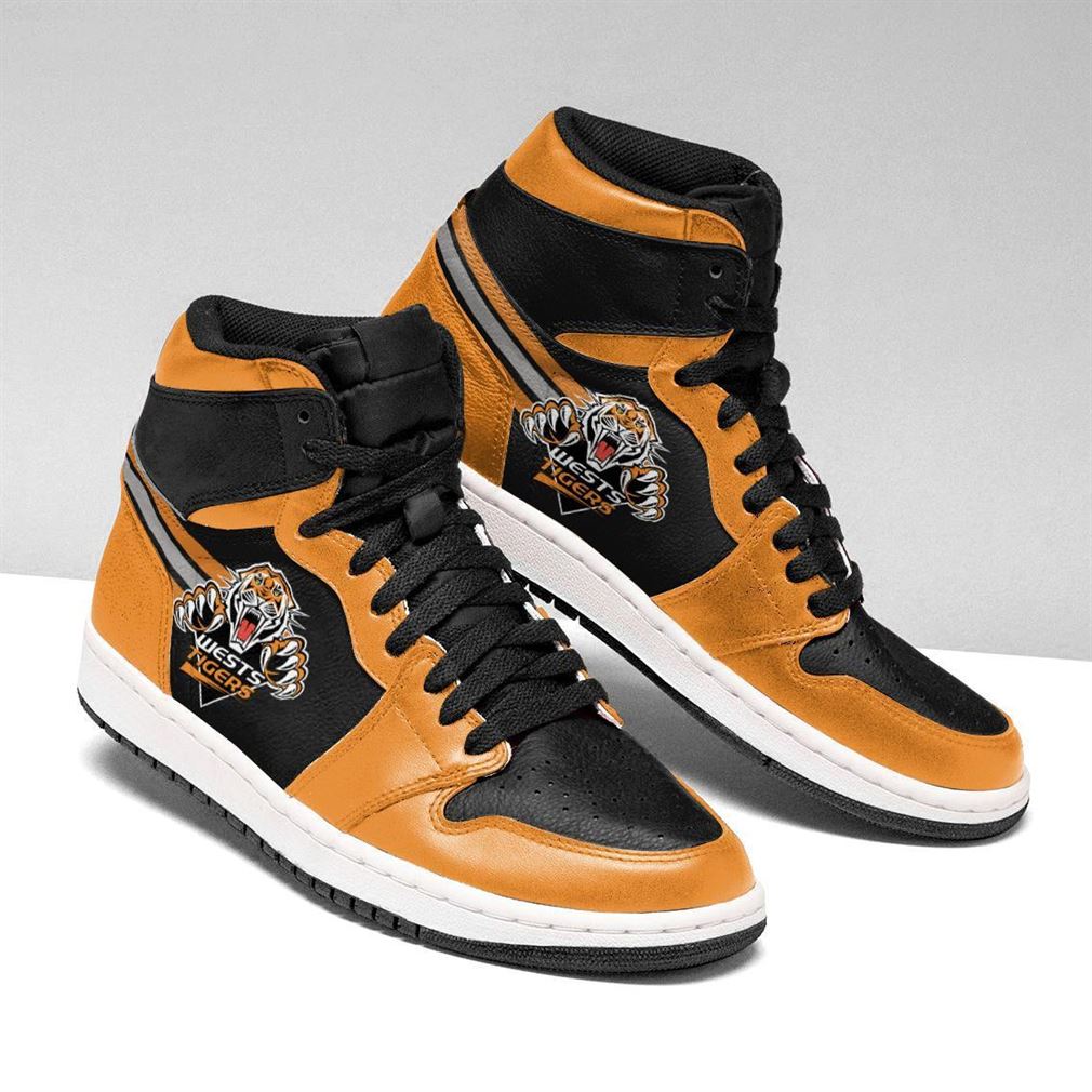 Wests Tigers Nrl Air Jordan Shoes Sport V5 Sneaker Boots Shoes