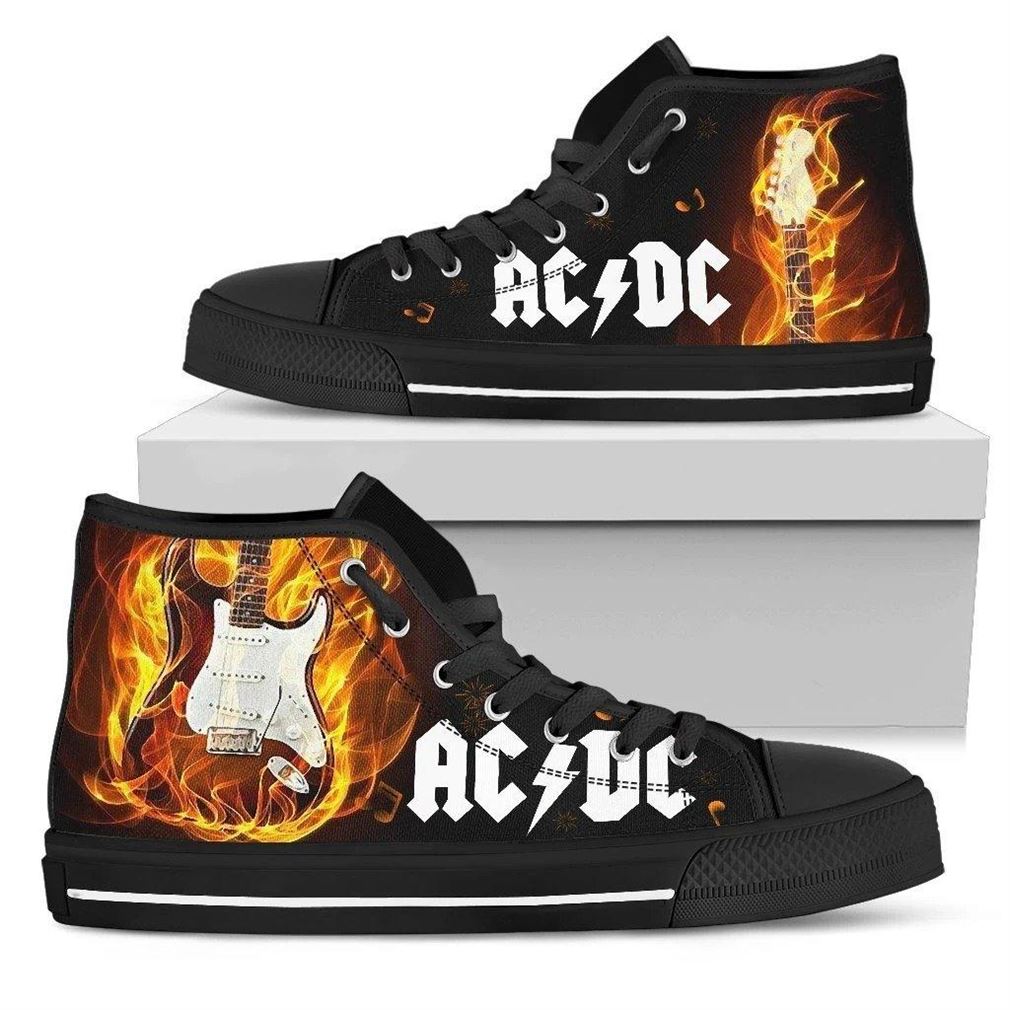 Acdc High Top Vans Shoes