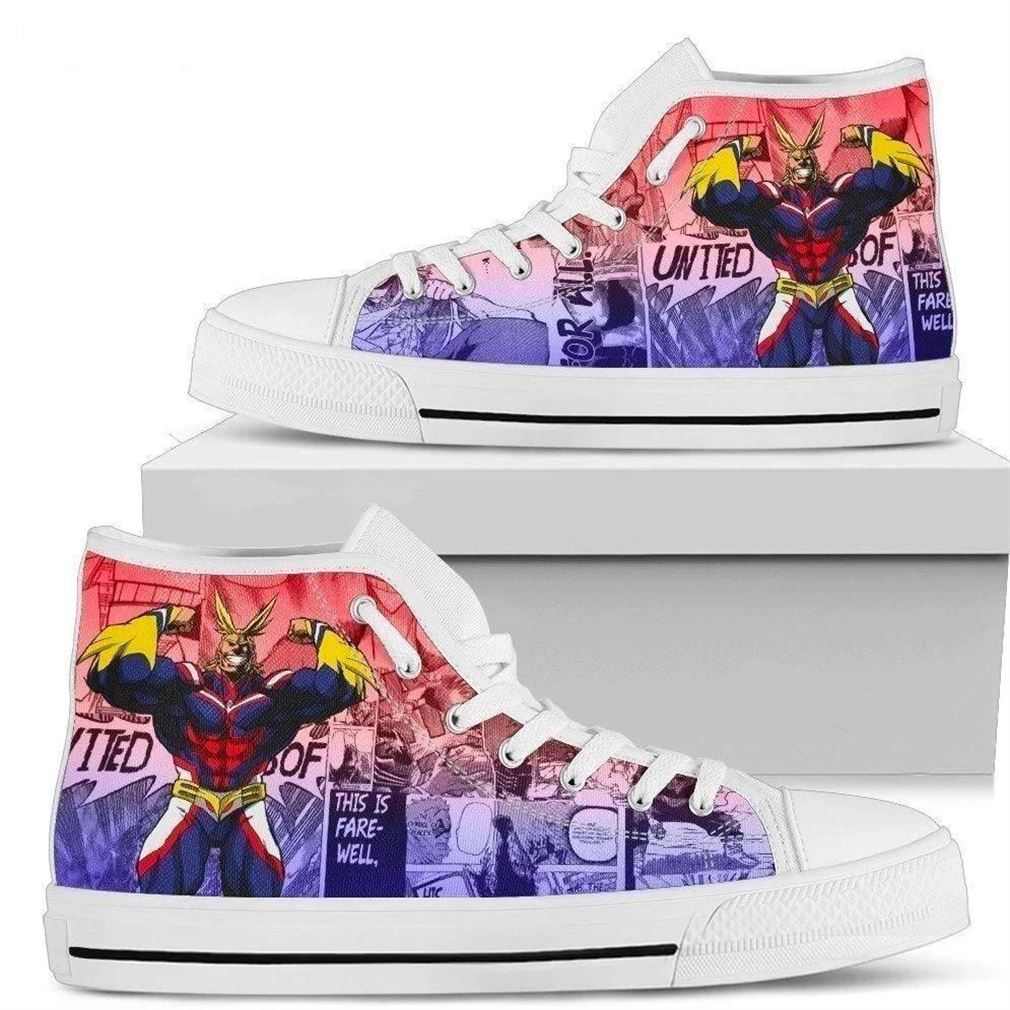 All Might My Hero Academia High Top Vans Shoes