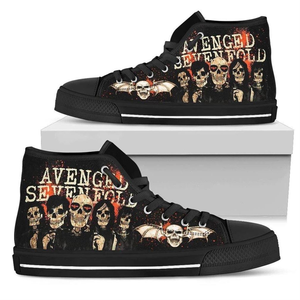 Avenged Sevenfold High Top Vans Shoes