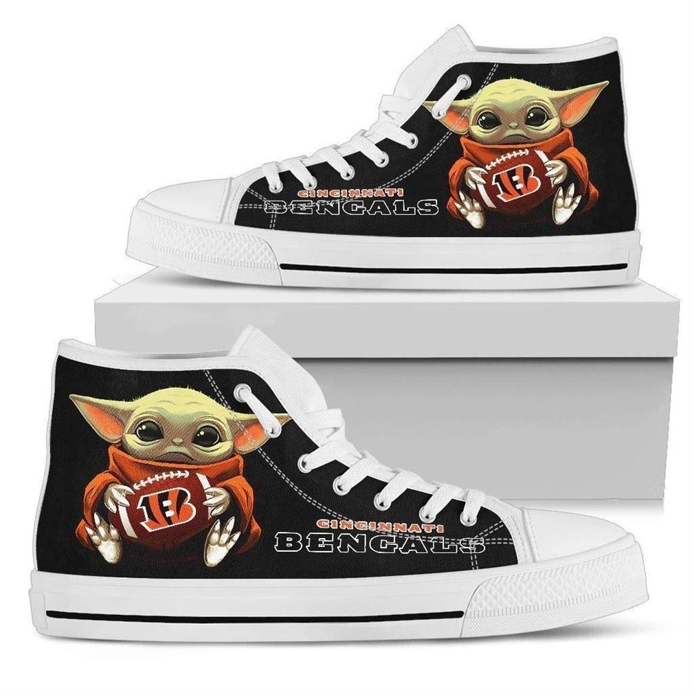 Bengals High Top Vans Shoes - Luxwoo.com