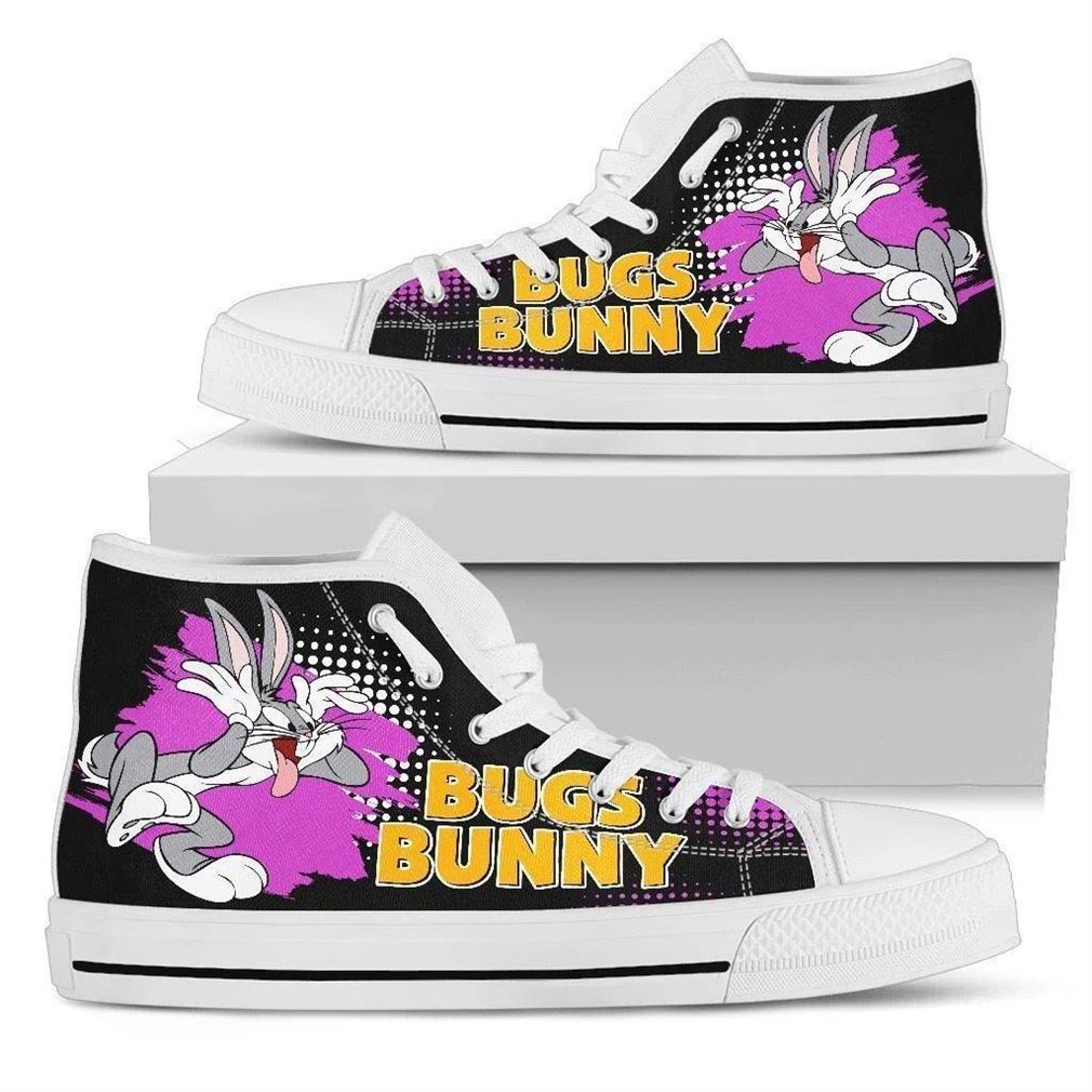 Bugs Bunny High Top Vans Shoes