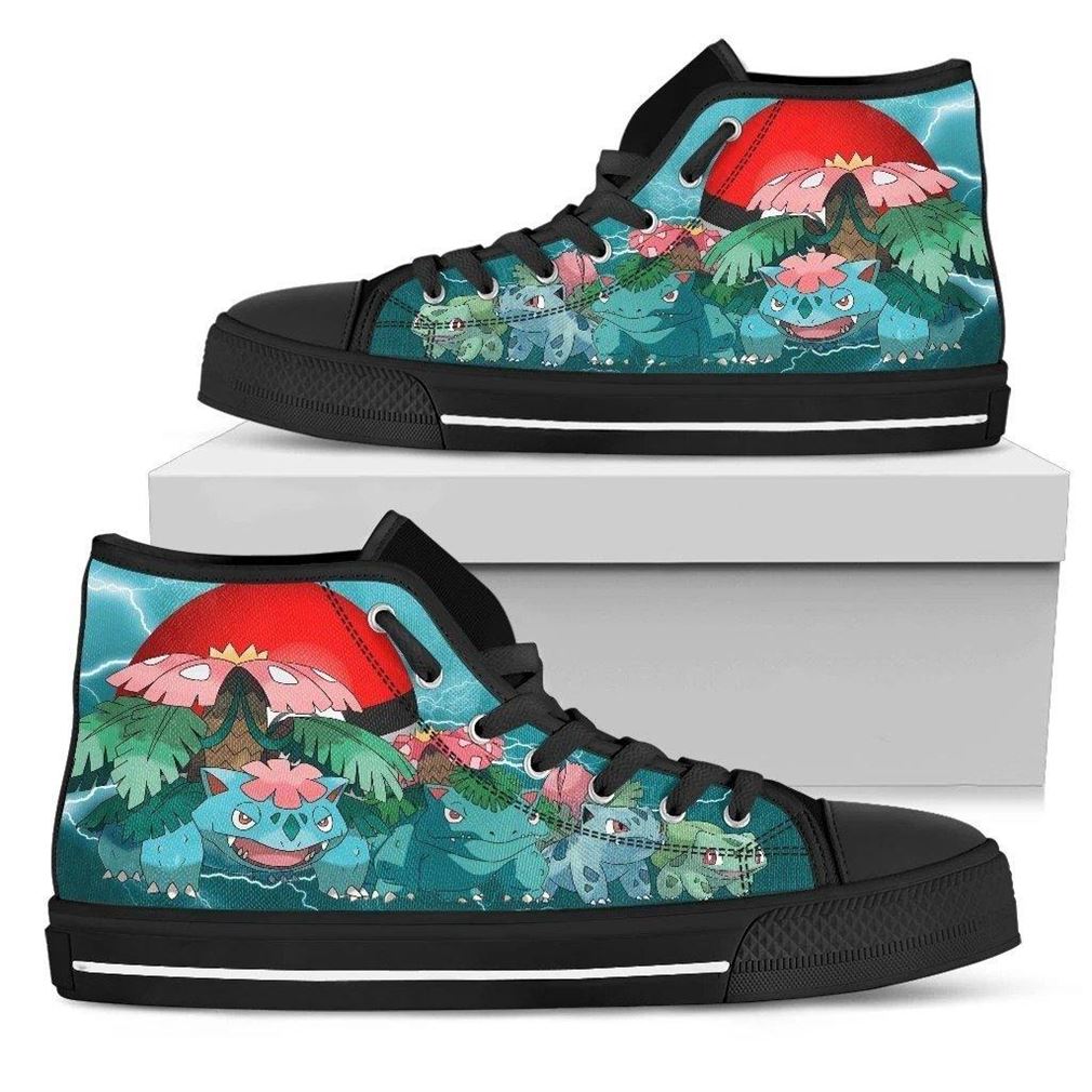 Bulbasaur High Top Vans Shoes