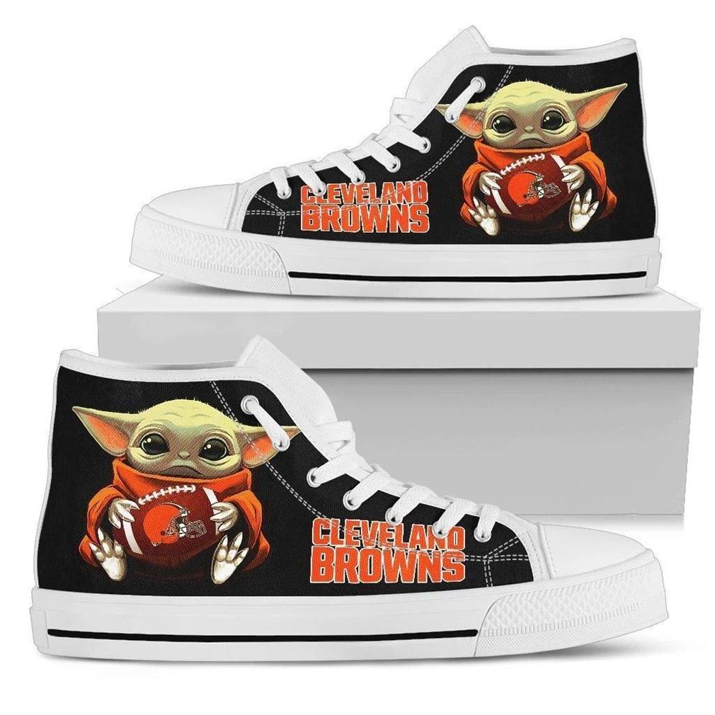 Cleveland Browns High Top Vans Shoes