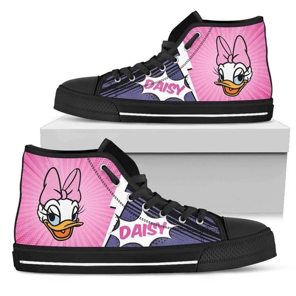 Daisy Duck High Top Vans Shoes