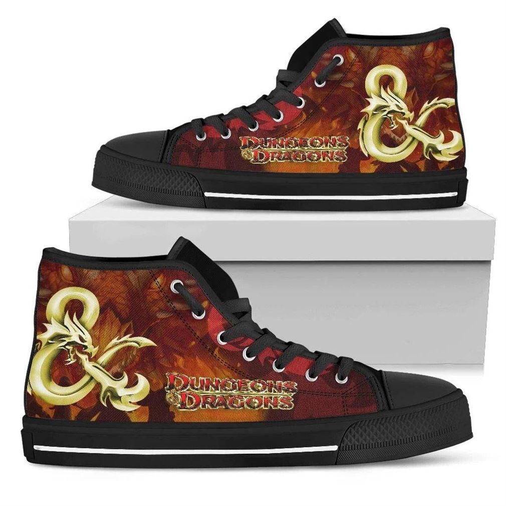 Dungeons And Dragons Character High Top Vans Shoes