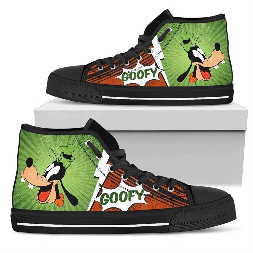 Goofy Character High Top Vans Shoes