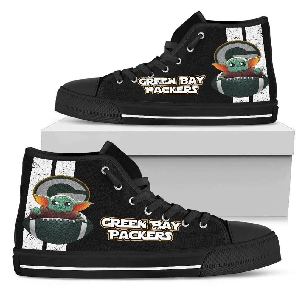 Green Bay Packers Nfl Football High Top Vans Shoes