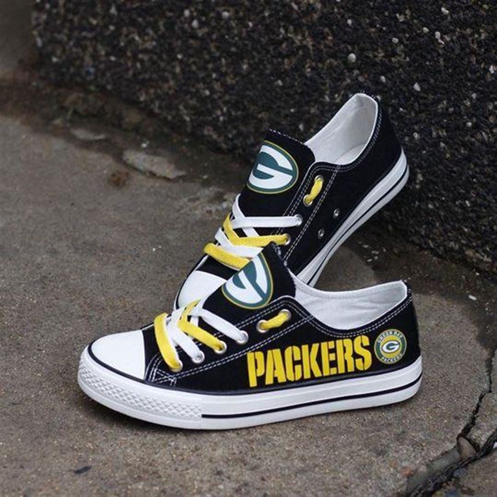 Green Bay Packers Nfl Football Low Top Vans Shoes