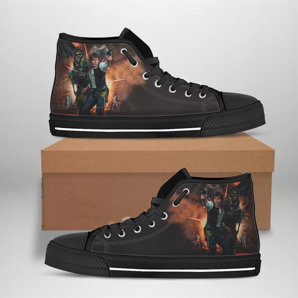 Han Solo Best Movie Character High Top Vans Shoes