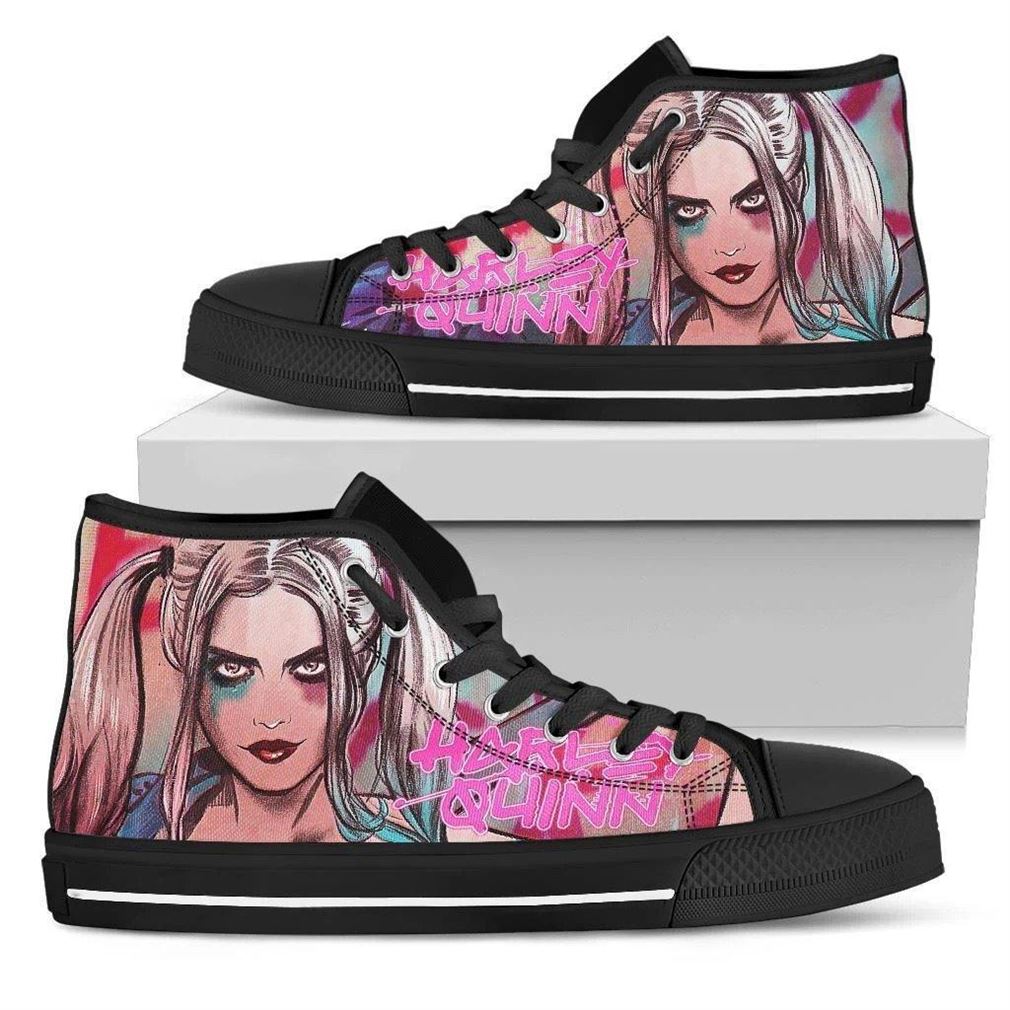 Harley Quinn High Top Vans Shoes