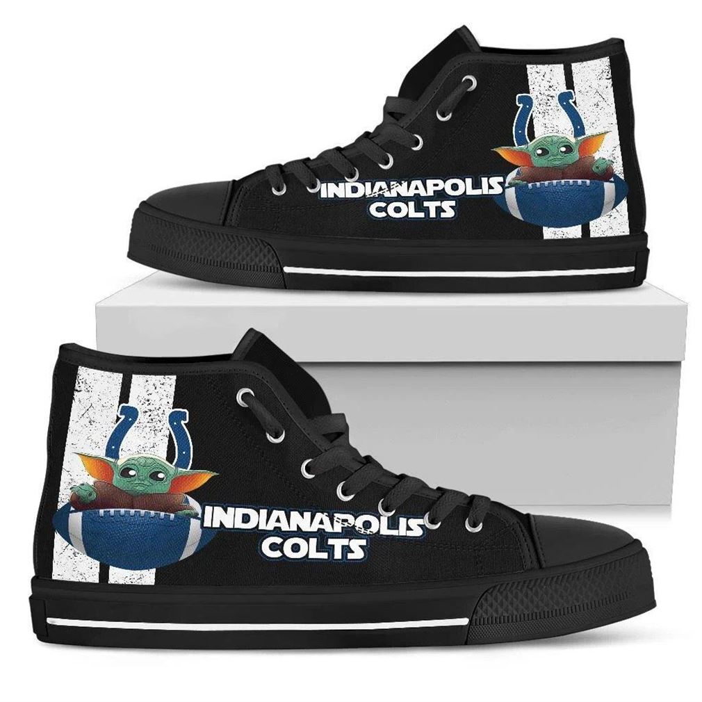 Indianapolis Colts High Top Vans Shoes