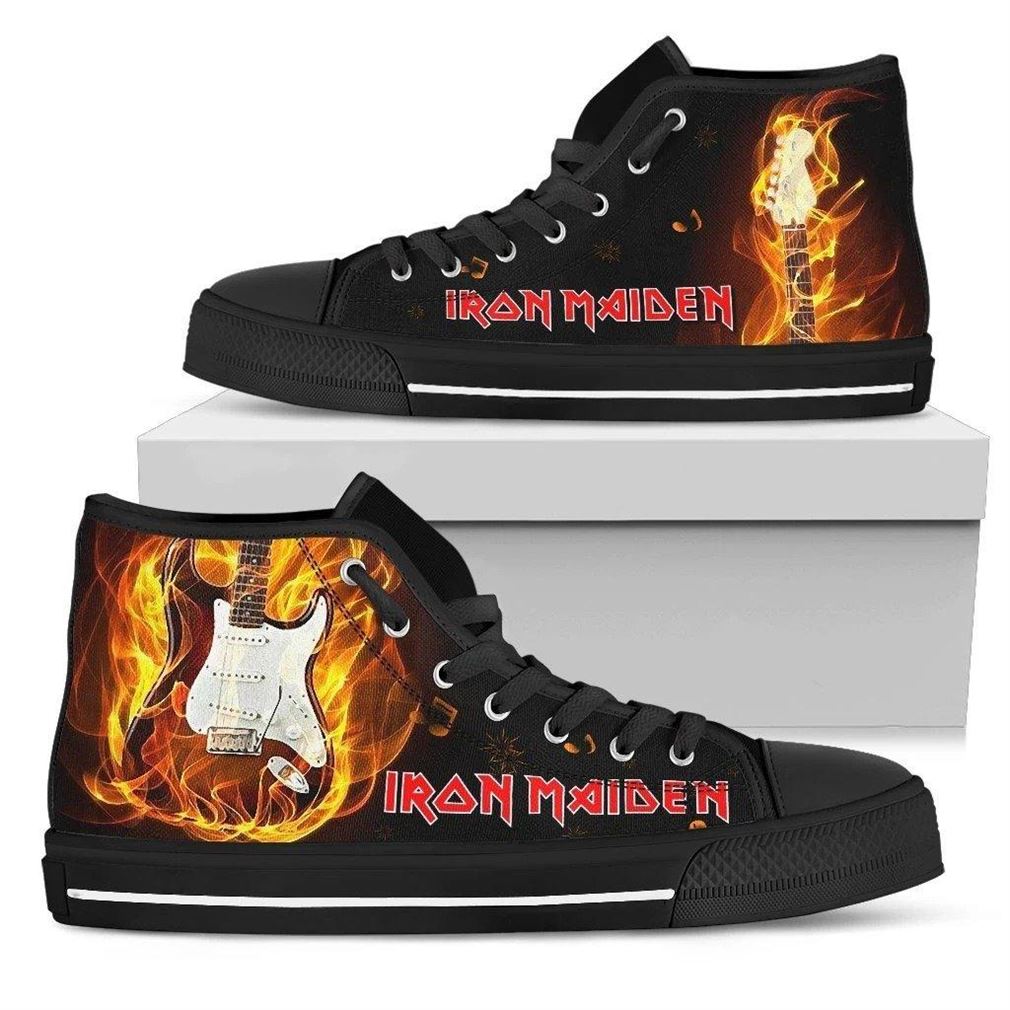 Iron Maiden High Top Vans Shoes