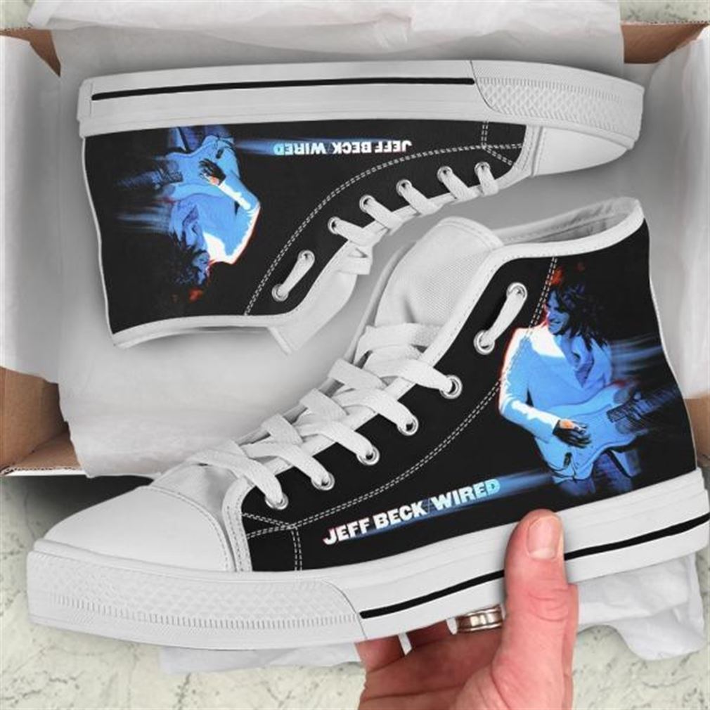 Jeff Beck High Top Vans Shoes